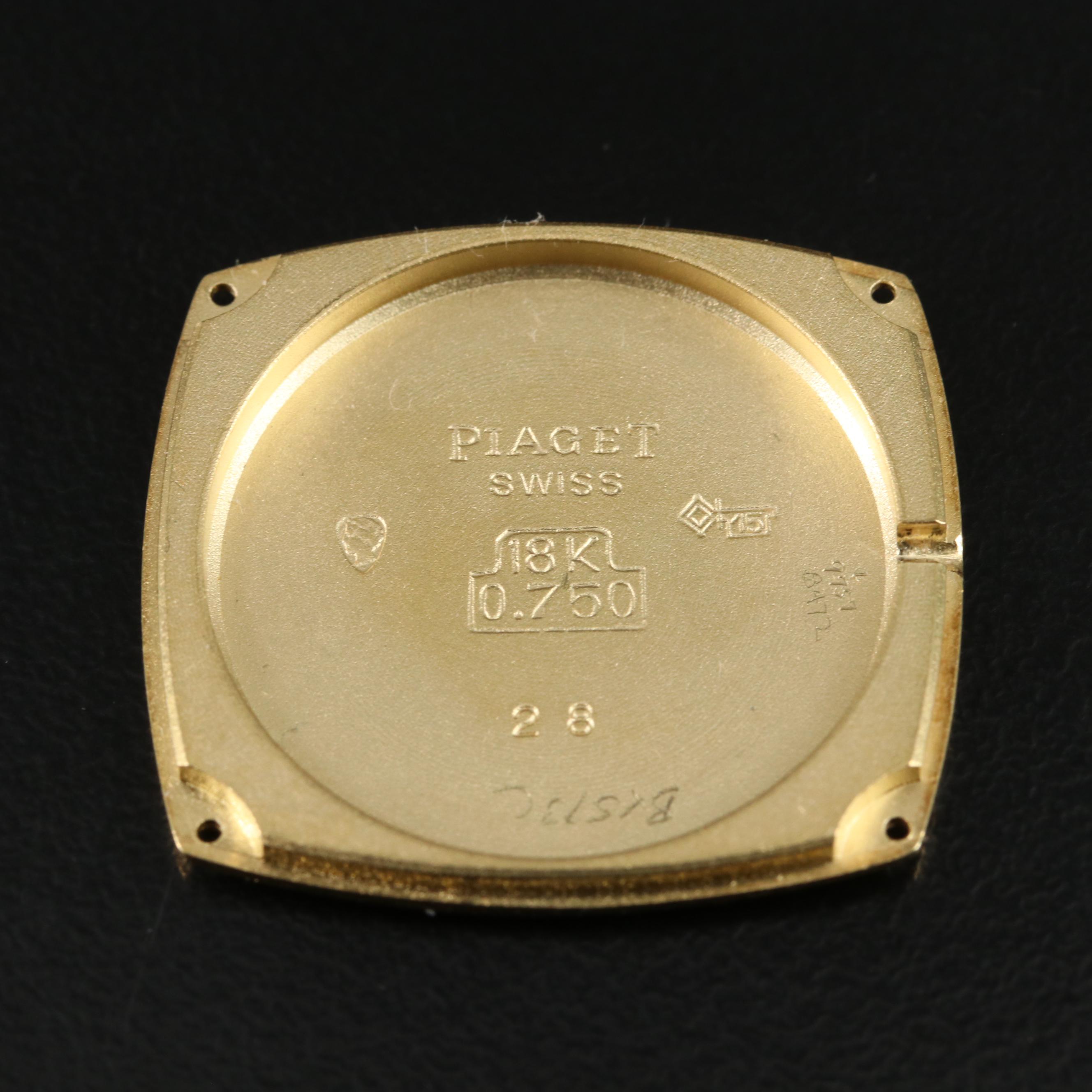 Vintage 18K Tiffany & Co. Piaget Custom Manual Wind Watch