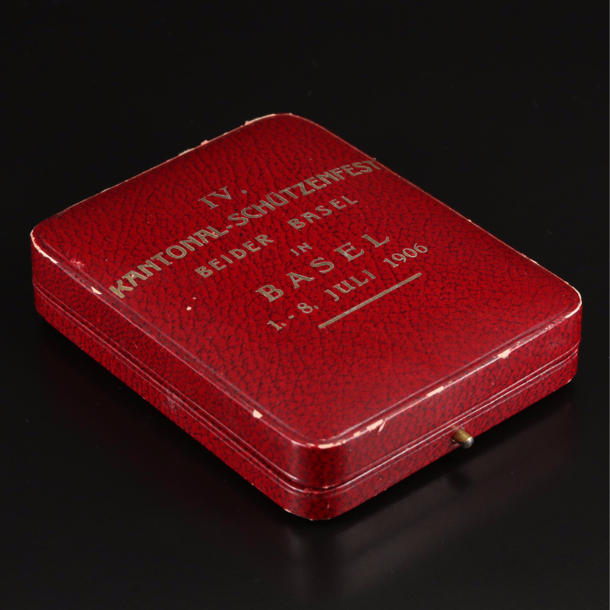 Zenith 800 Silver Pocket Watch Commemorating the 1906 Beider Basel Schützenfest