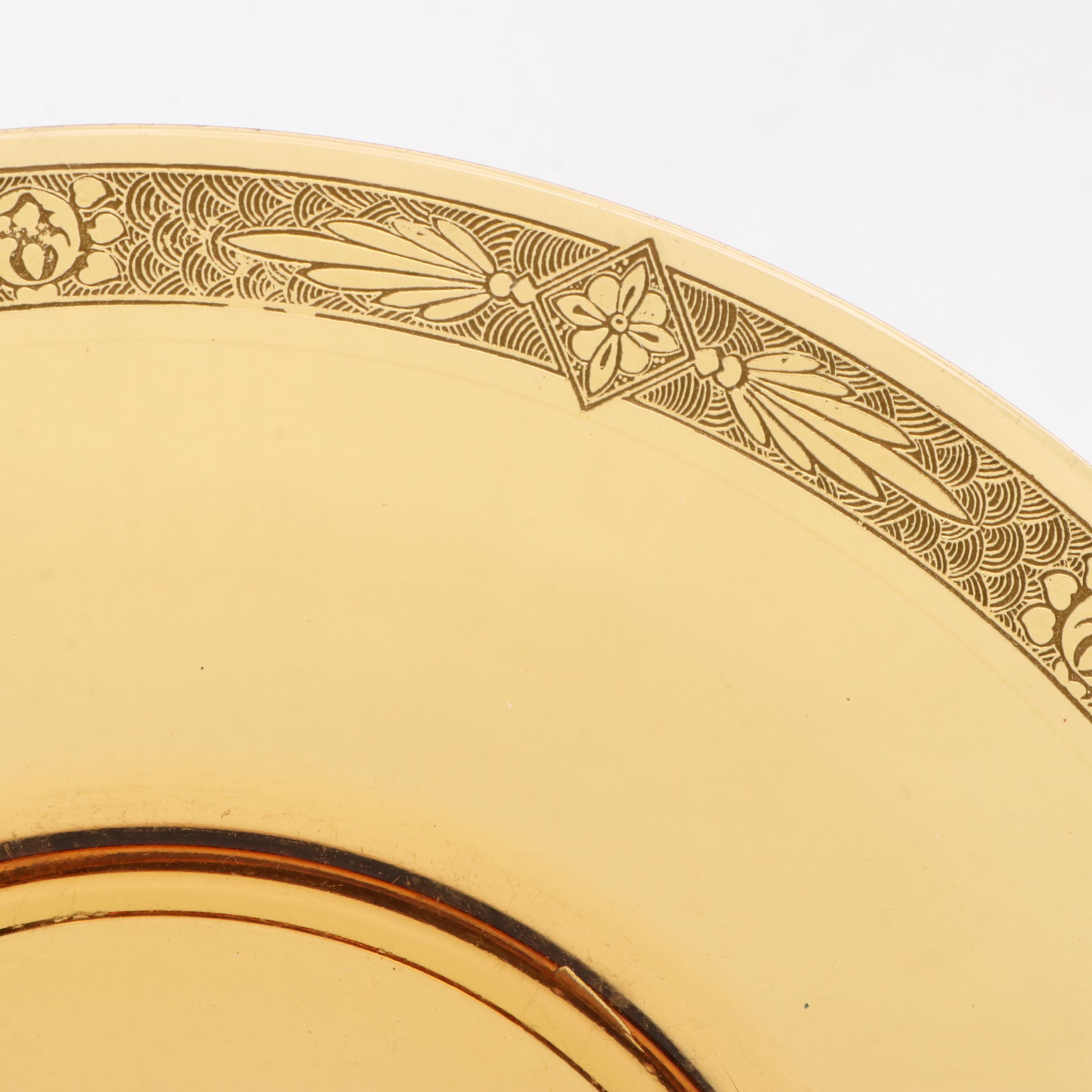 Mason's "Green Bible" Cup and Saucer with Other Glass and Ceramic Tableware