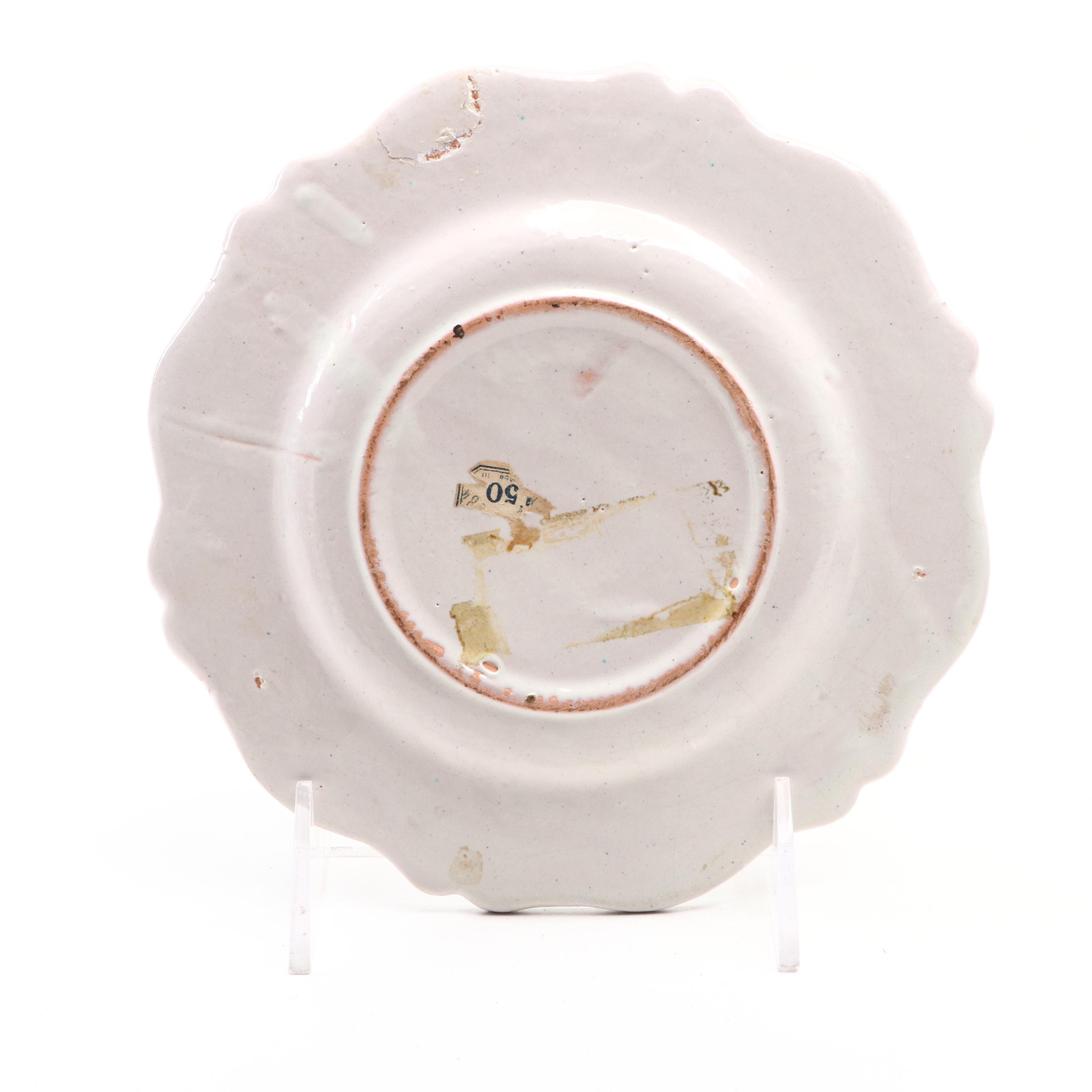 Mason's "Green Bible" Cup and Saucer with Other Glass and Ceramic Tableware