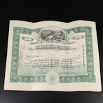 Eight Antique Stock Certificates from the Superstition Consolidated Mining Co.