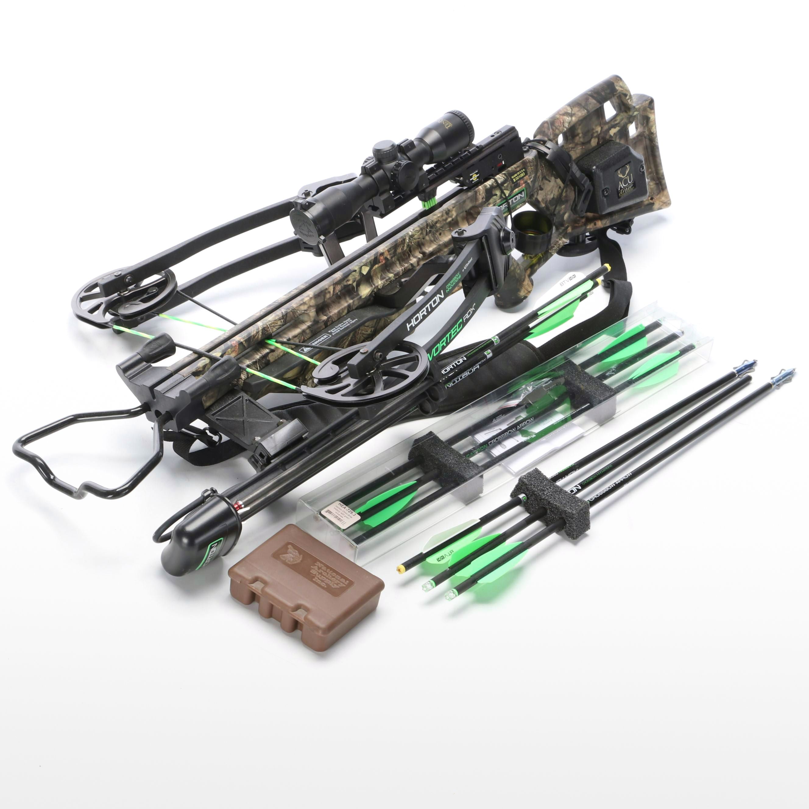 Horton Crossbow with TenPoint Scope, Carbon Arrows
