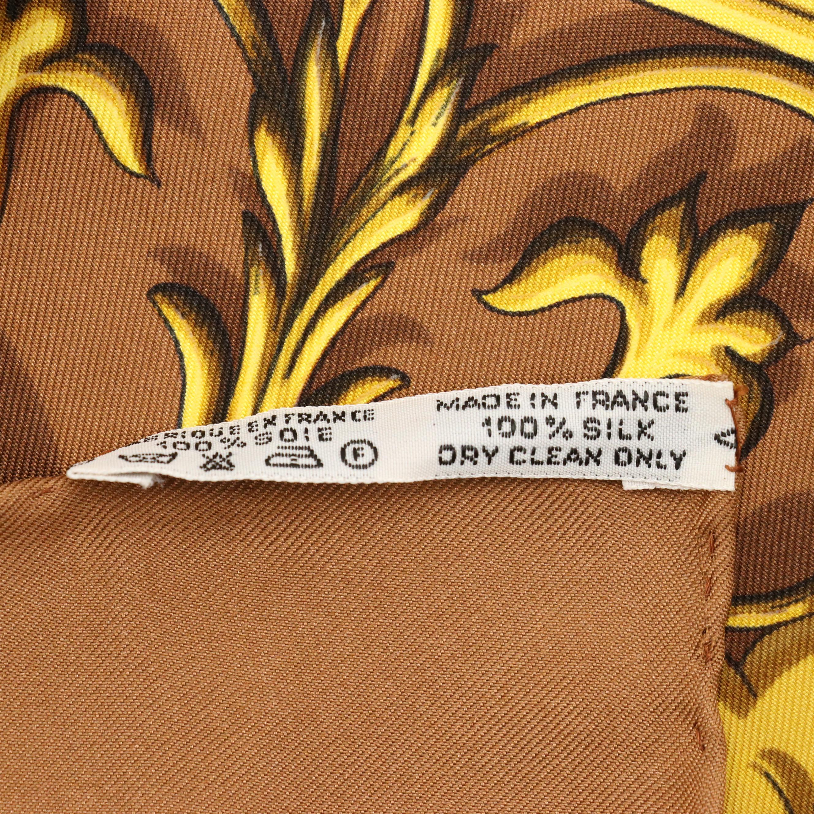 Hermès "Dies Et Hore" Astrology Zodiac Silk Scarf 90