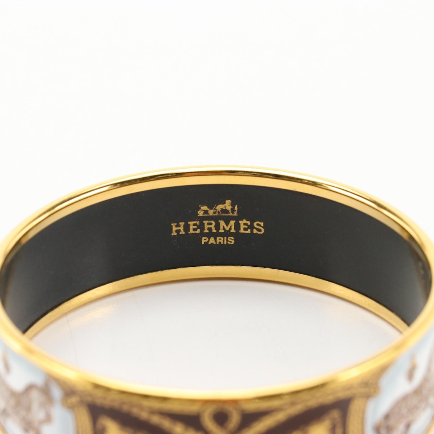 Hermes grand apparat bangle Clearance