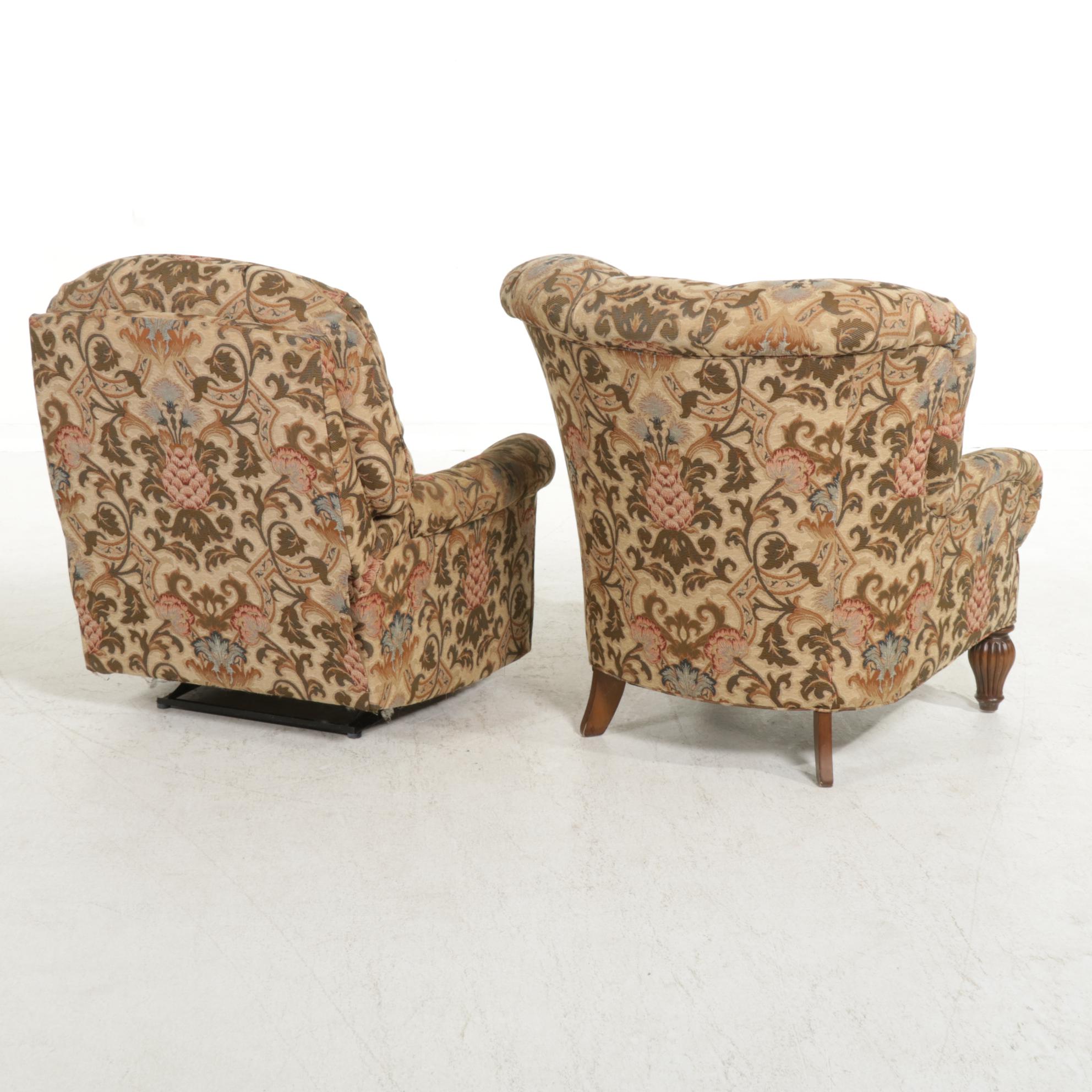 BradingtonYoung ButtonTufted Recliner Plus Club Chair in Matching