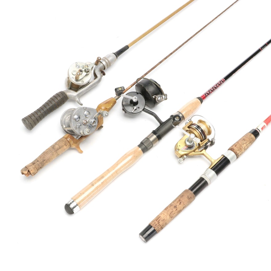 South Bend, Other Fishing Rods and Pflueger, Mitchell, Daiwa Reels