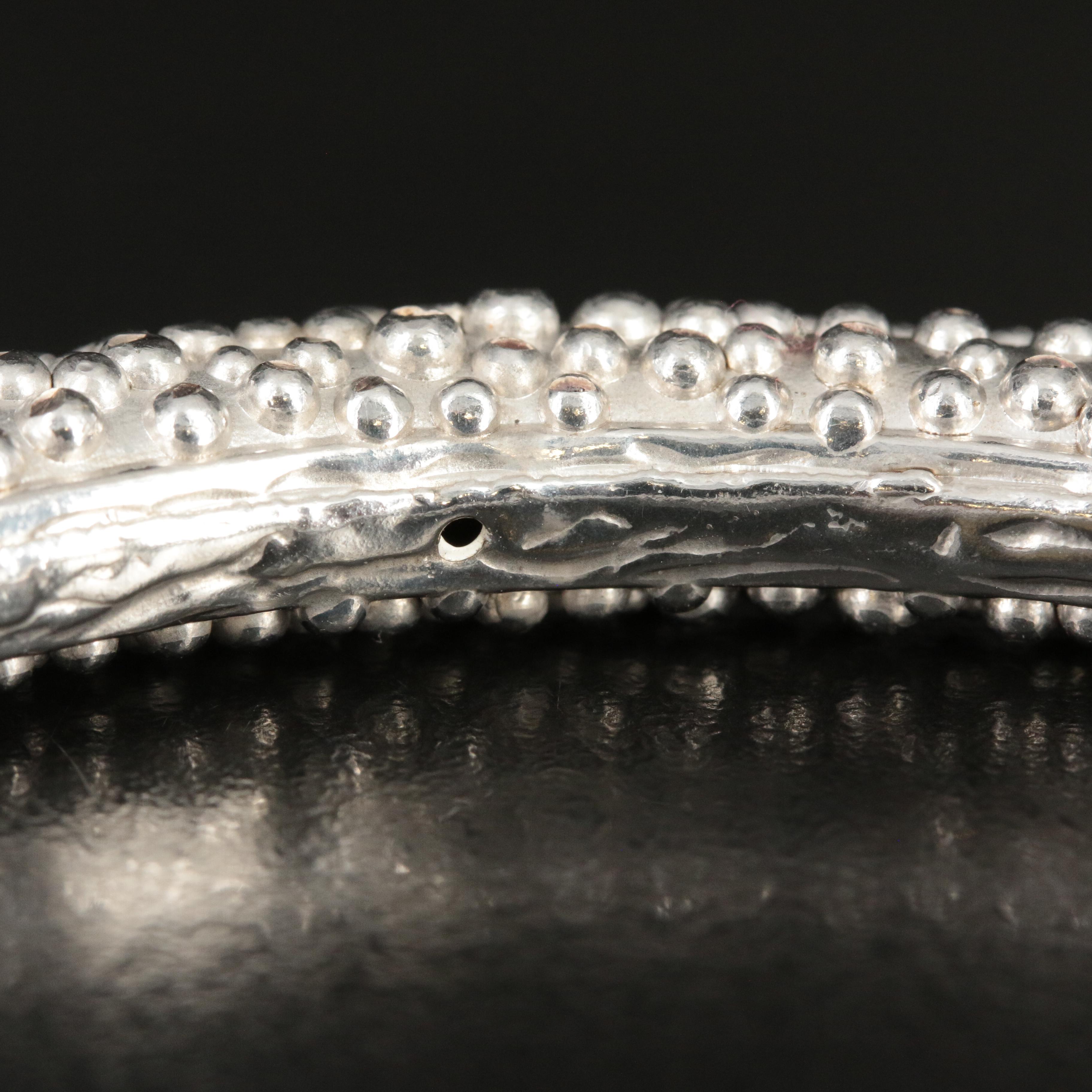 The Fifth Season by Roberto Coin Sterling Stingray Texture Bangle Bracelet