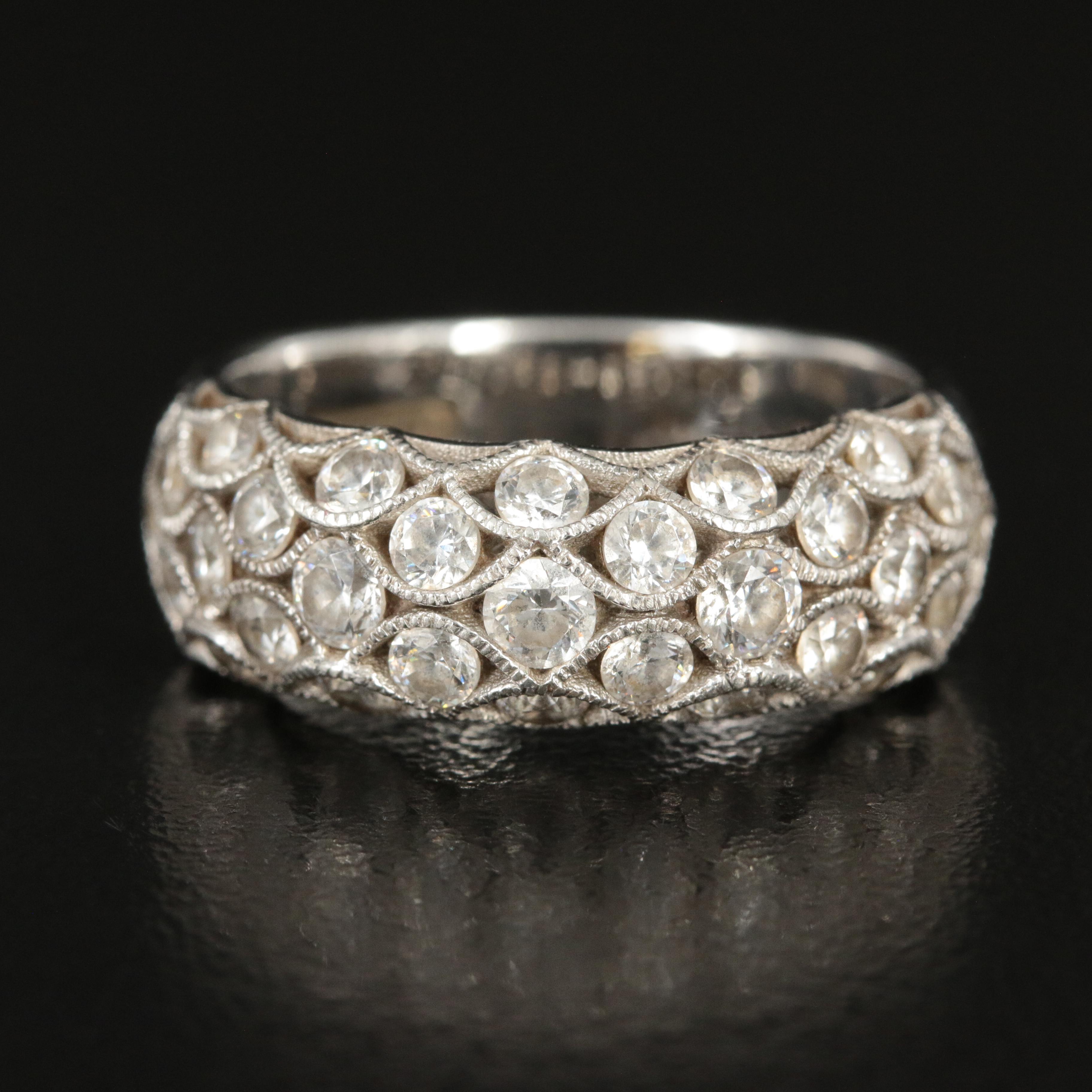 Tacori IV Sterling and CZ Ring