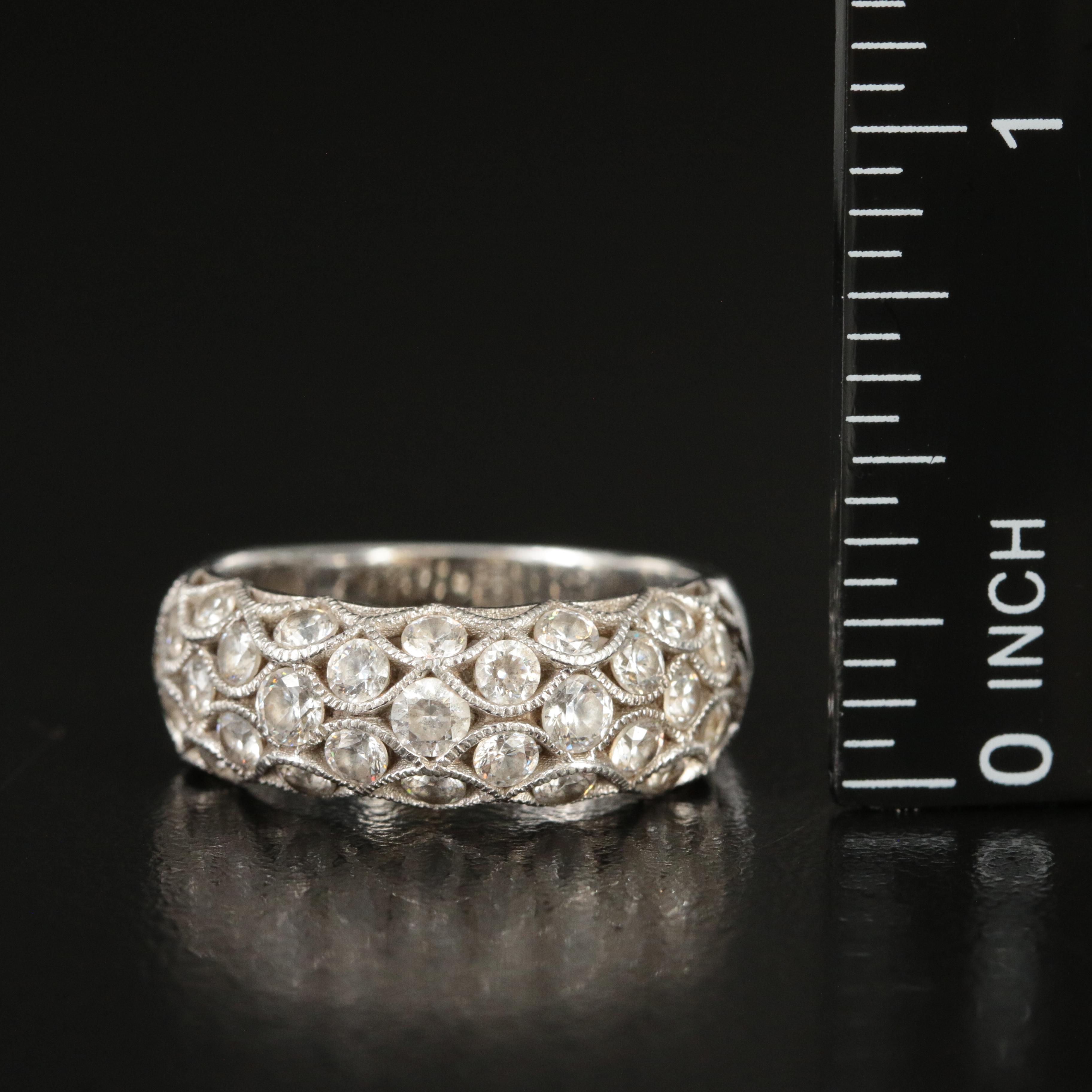 Tacori IV Sterling and CZ Ring