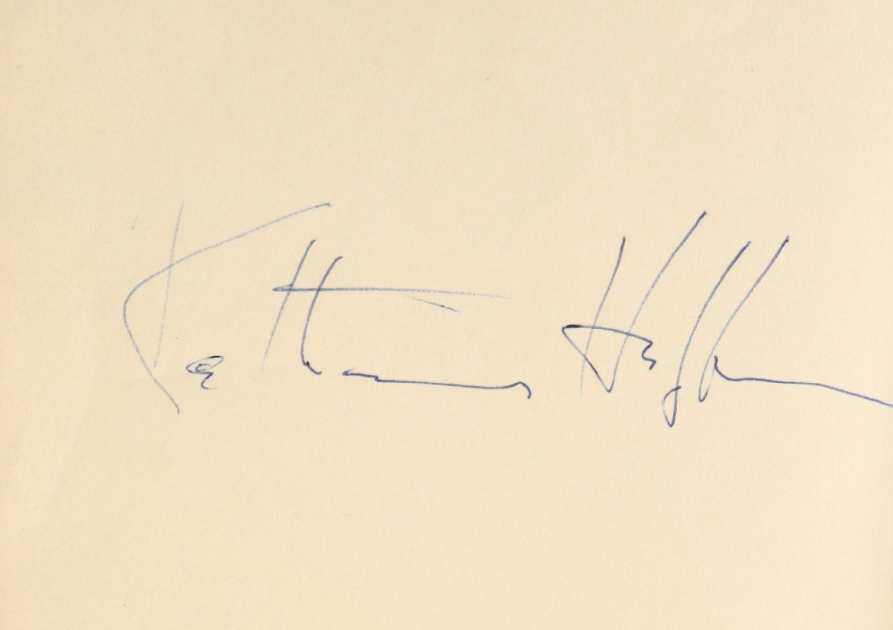 Autograph Book with Audrey Hepburn, Rocky Marciano and More Autographs, 1950s