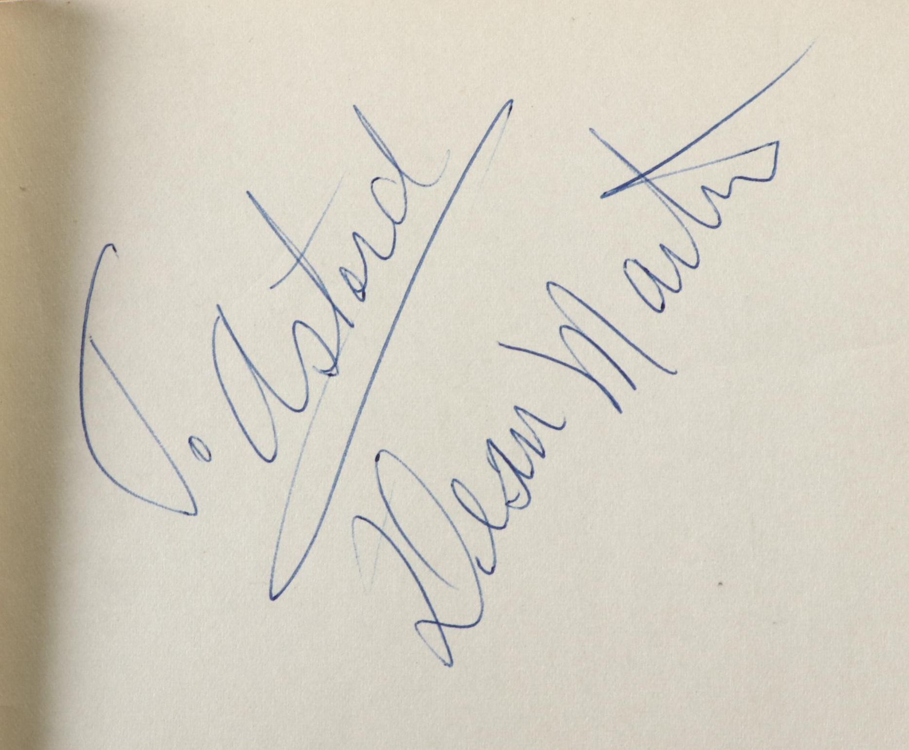 Autograph Book with Audrey Hepburn, Rocky Marciano and More Autographs, 1950s