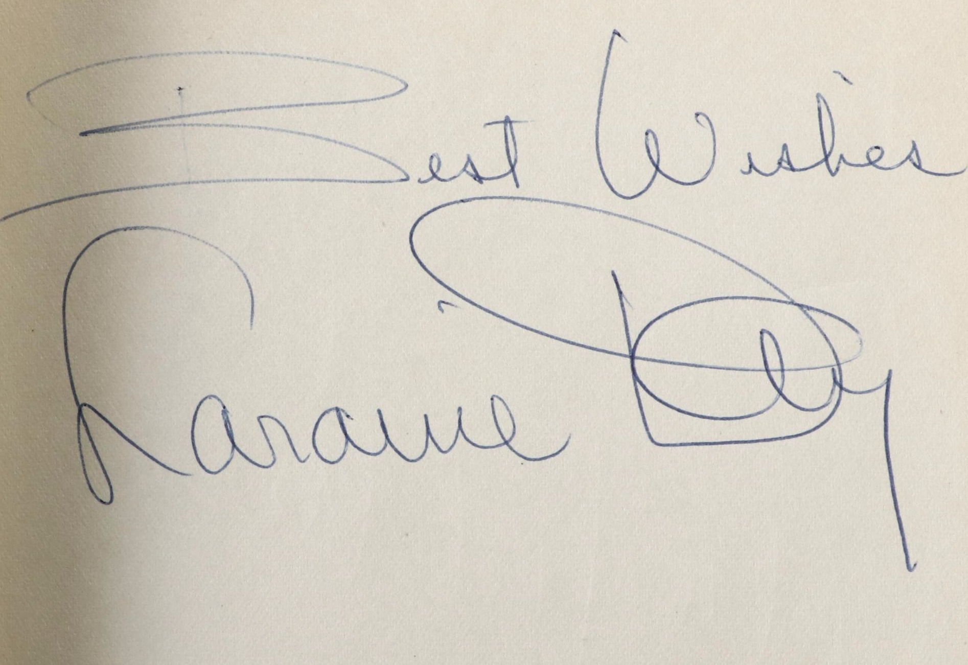 Autograph Book with Audrey Hepburn, Rocky Marciano and More Autographs, 1950s