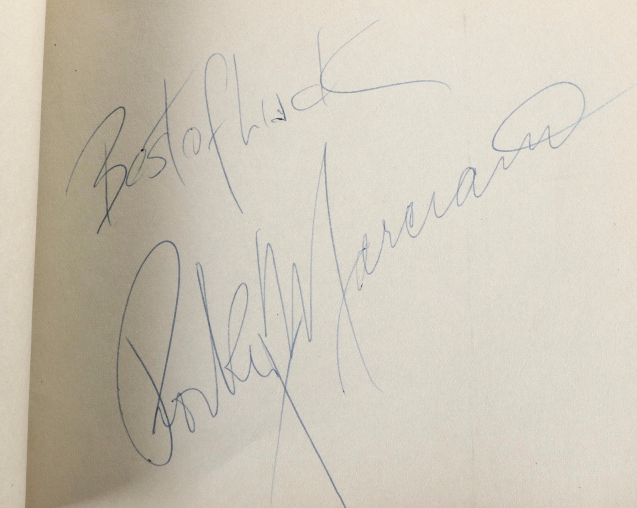 Autograph Book with Audrey Hepburn, Rocky Marciano and More Autographs, 1950s