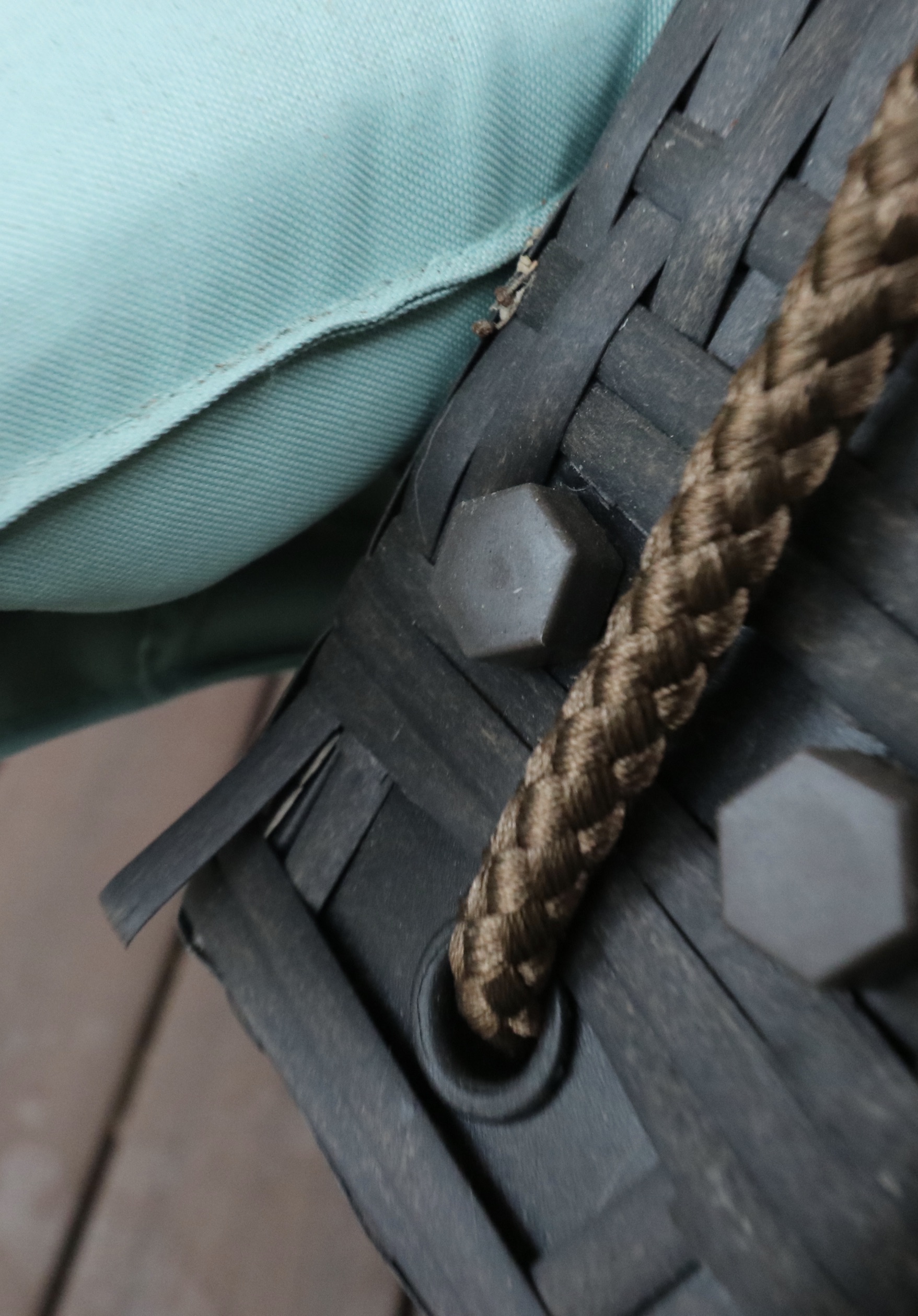 SoCo "Low Country Lounger" PE Rattan Porch Swing