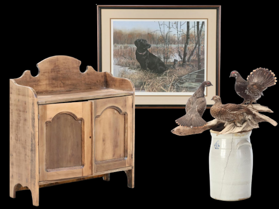 The Great Outdoors: Hunting & Fishing Equipment, Mounts, Art & Décor