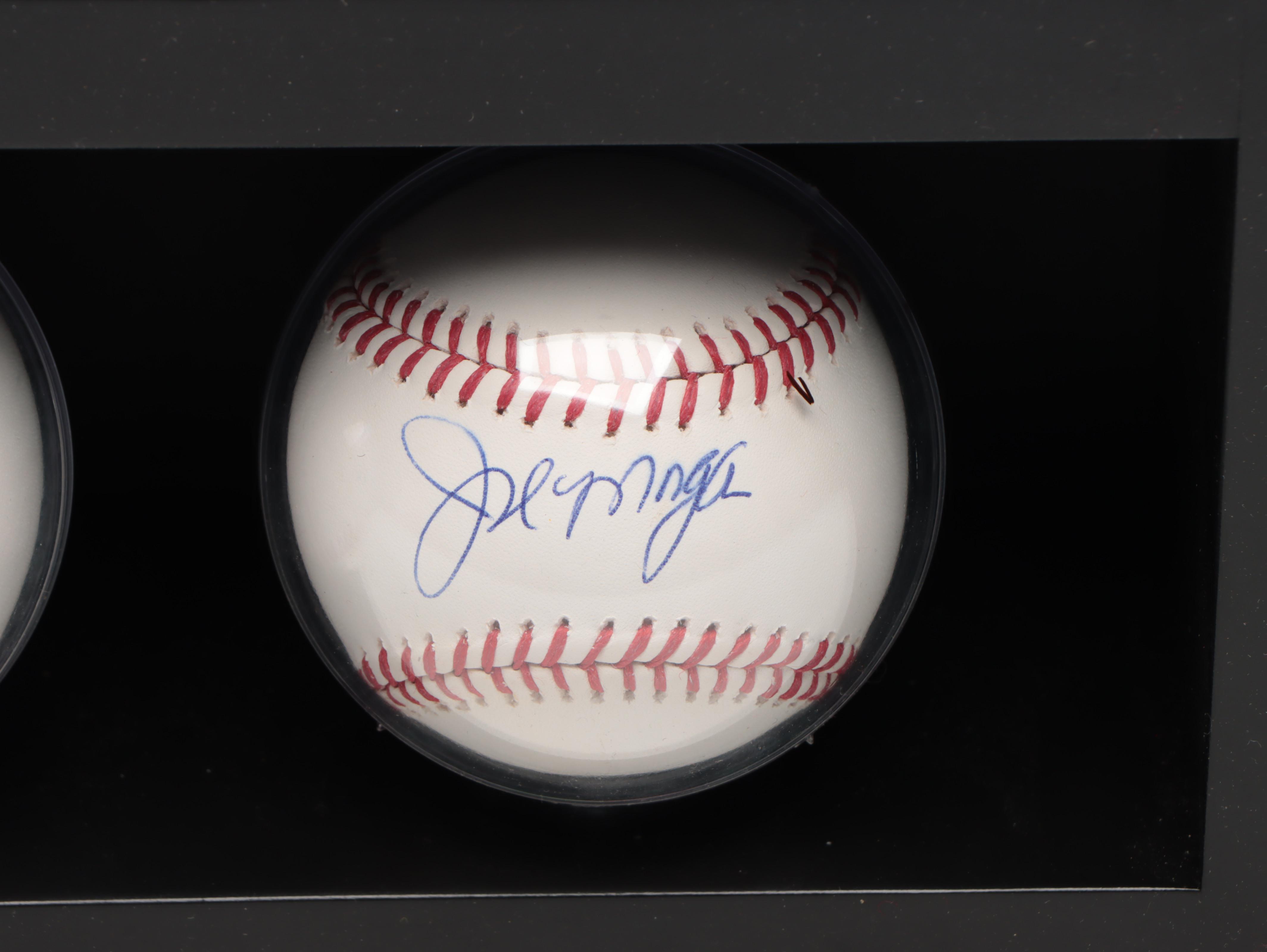 "The Big Red Machine" Signed Baseball Display with Rose, Bench, Morgan, and More