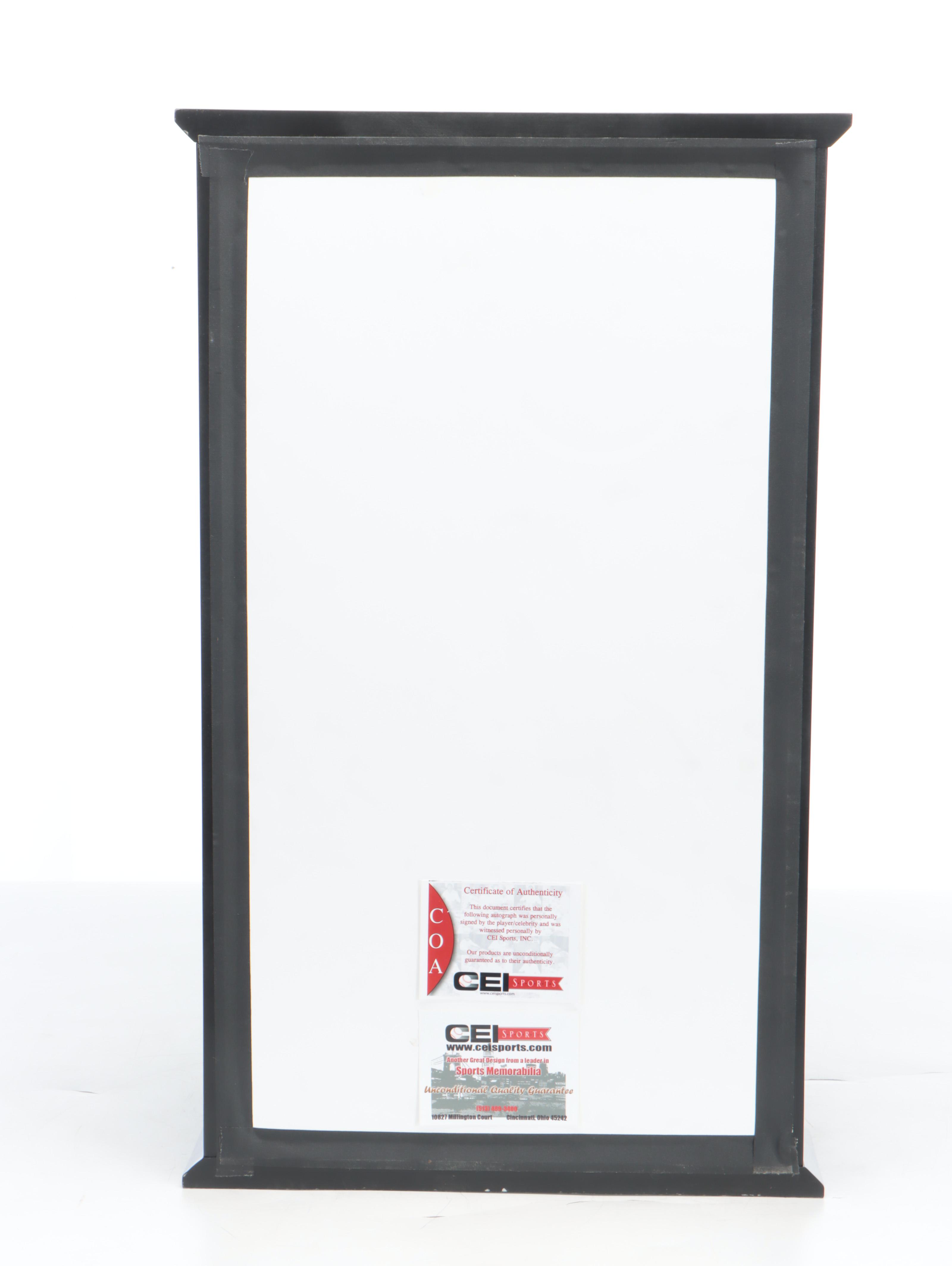 "The Big Red Machine" Signed Baseball Display with Rose, Bench, Morgan, and More