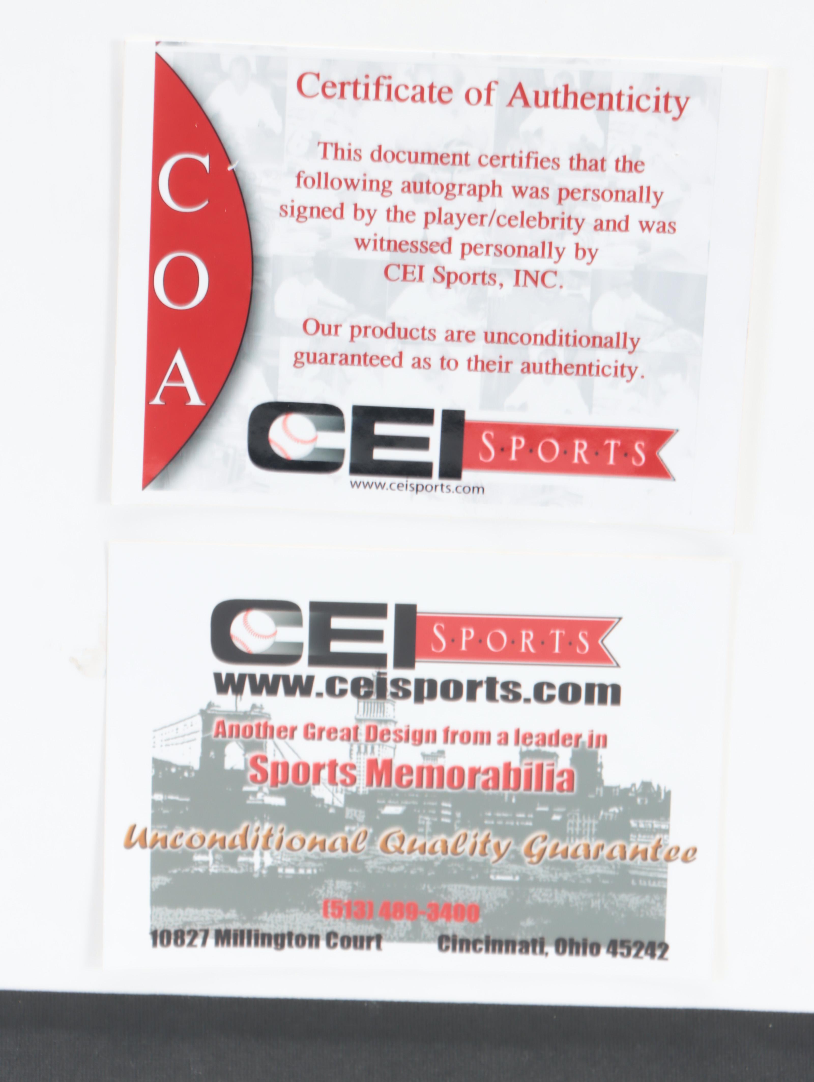 "The Big Red Machine" Signed Baseball Display with Rose, Bench, Morgan, and More