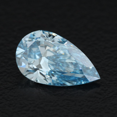 Loose 2.01 CT Lab Grown Fancy Green Blue Diamond