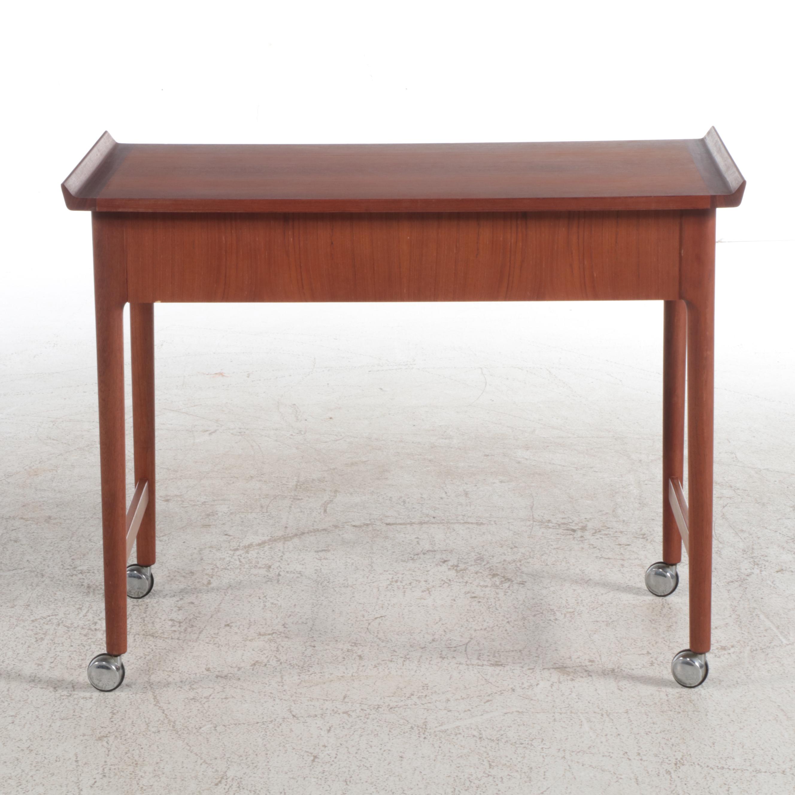 Torbjorn Afdal for Mellemstrands Bruksbo Modern Teak Trolley Cart, 1970–1980s