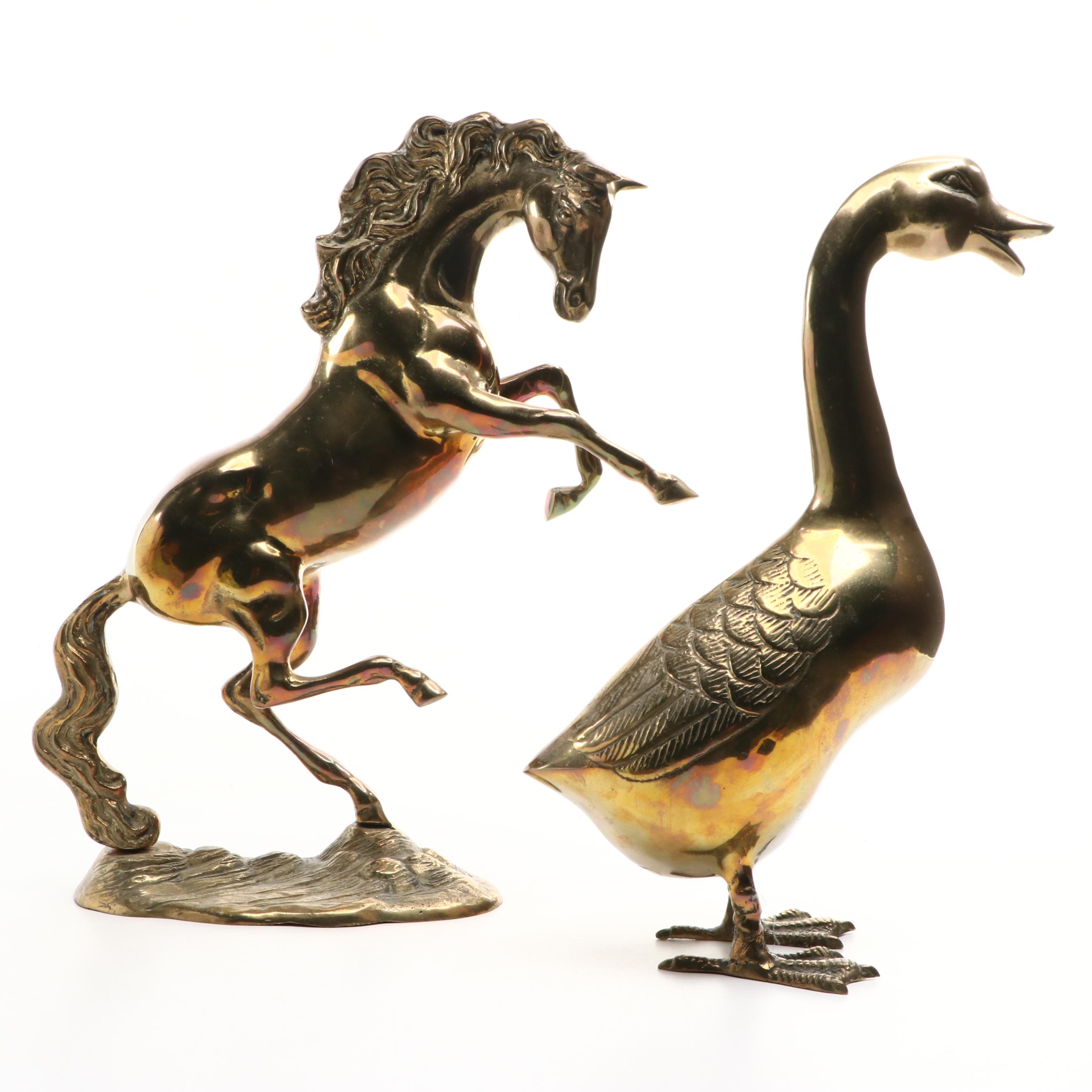 Sankyo Resin Music Box, M. Requena Porcelain Elephant Figurine and More