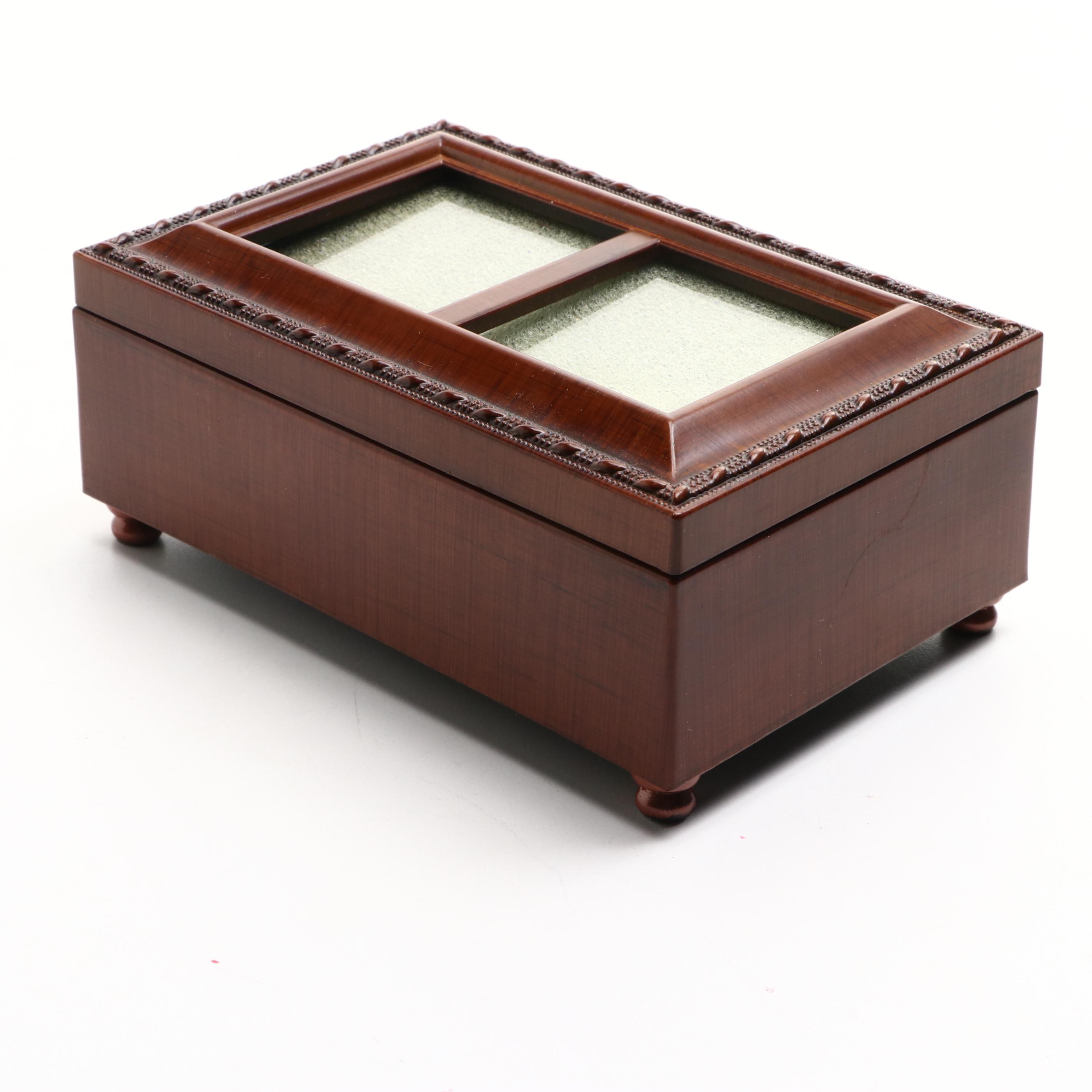 Sankyo Resin Music Box, M. Requena Porcelain Elephant Figurine and More