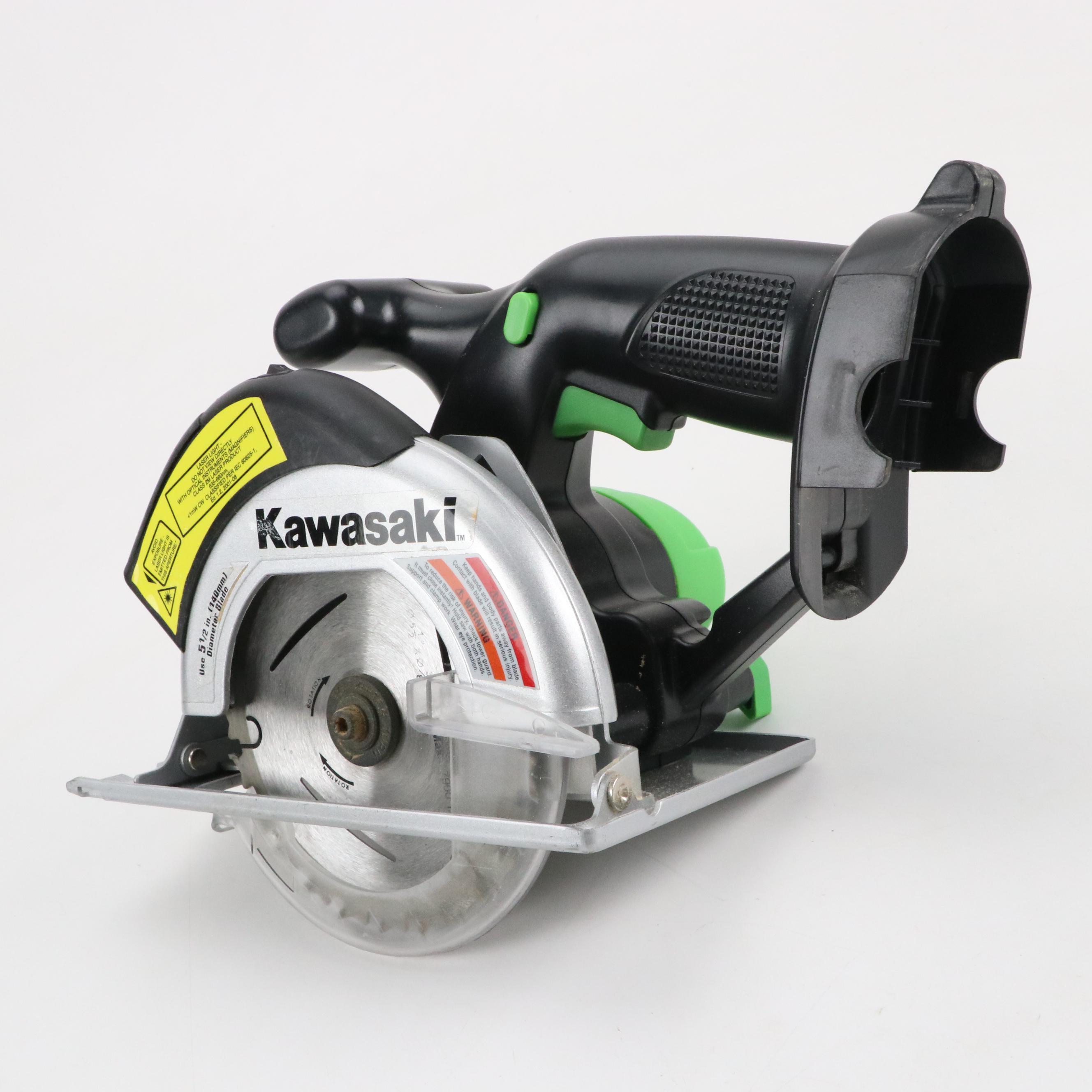 Kawasaki Cordless Drill, Reciprocating Saw, Circular Saw and Flashlight