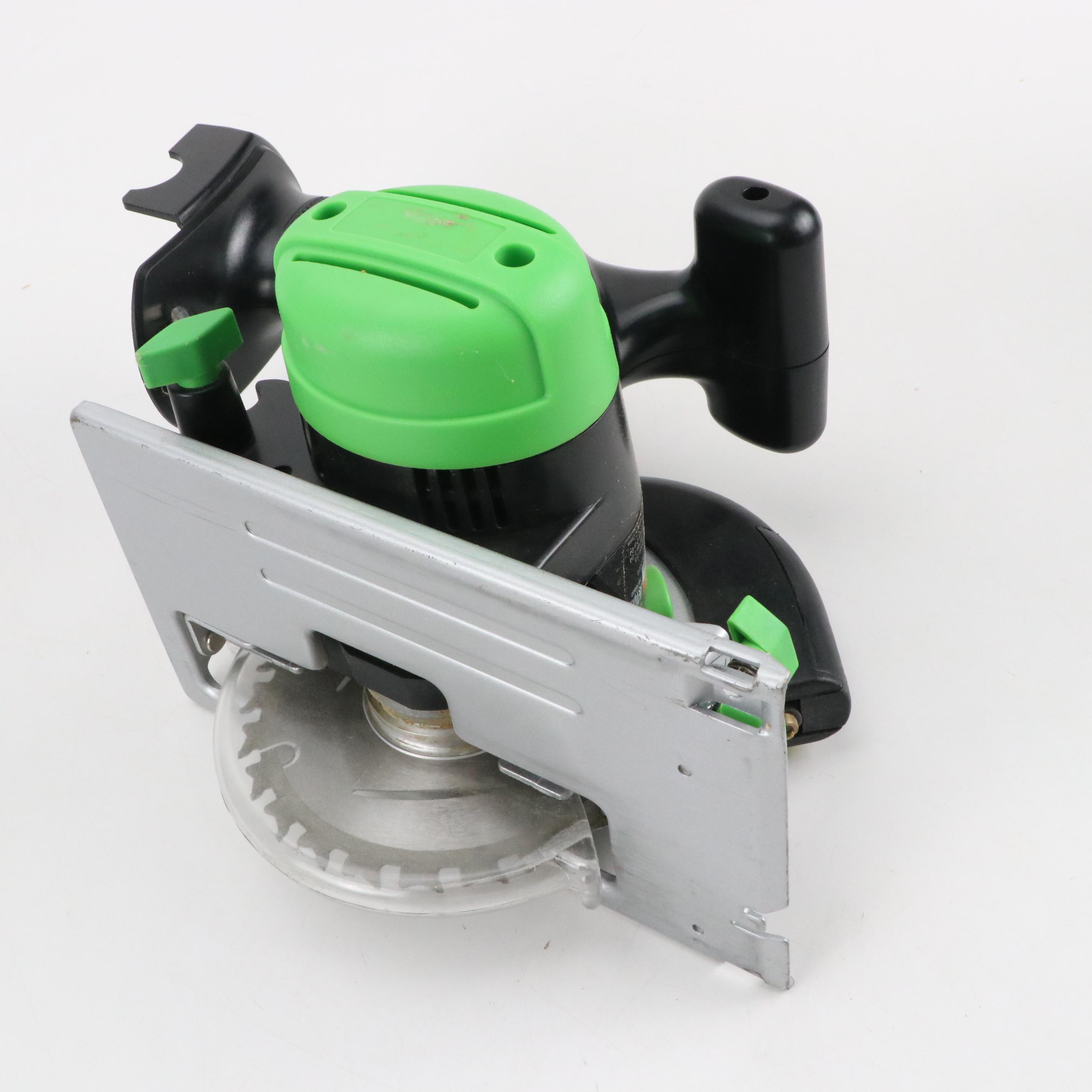 Kawasaki Cordless Drill, Reciprocating Saw, Circular Saw and Flashlight, Case