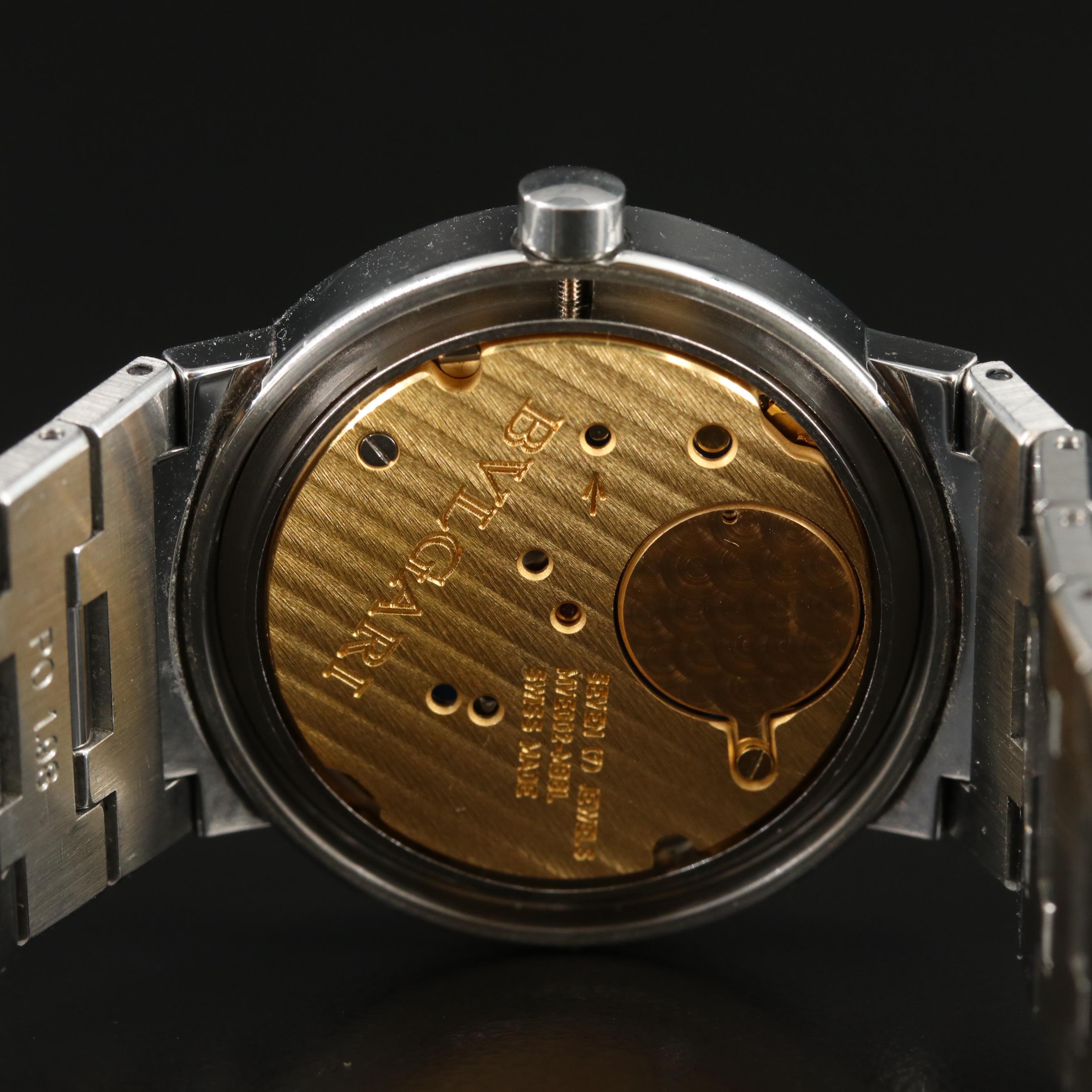 BVLGARI Stainless Steel Quartz Watch