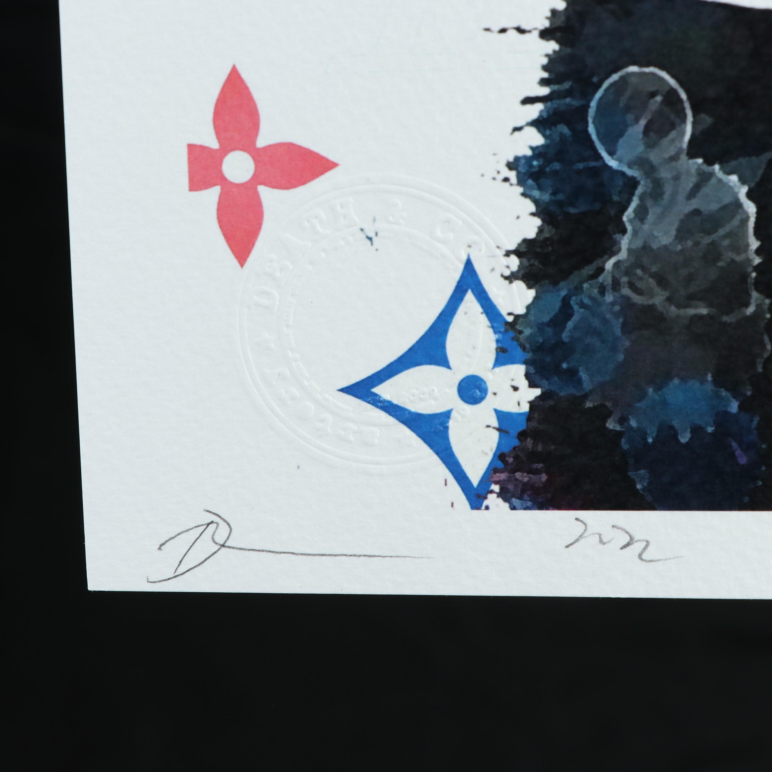 Death NYC Pop Art Graphic Print of Banksy DJ Monkey x Murakami