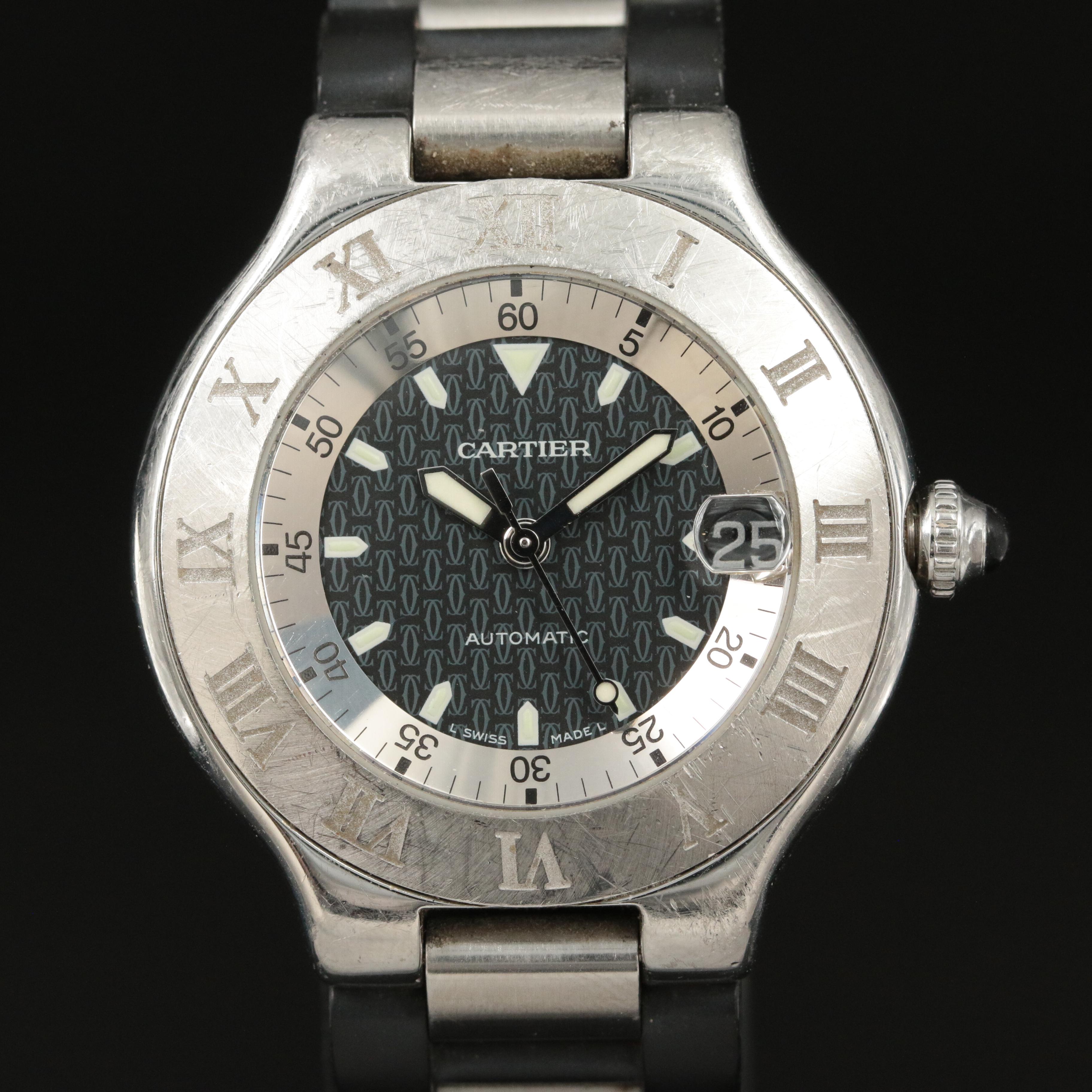 Cartier Autoscaph Automatic Watch