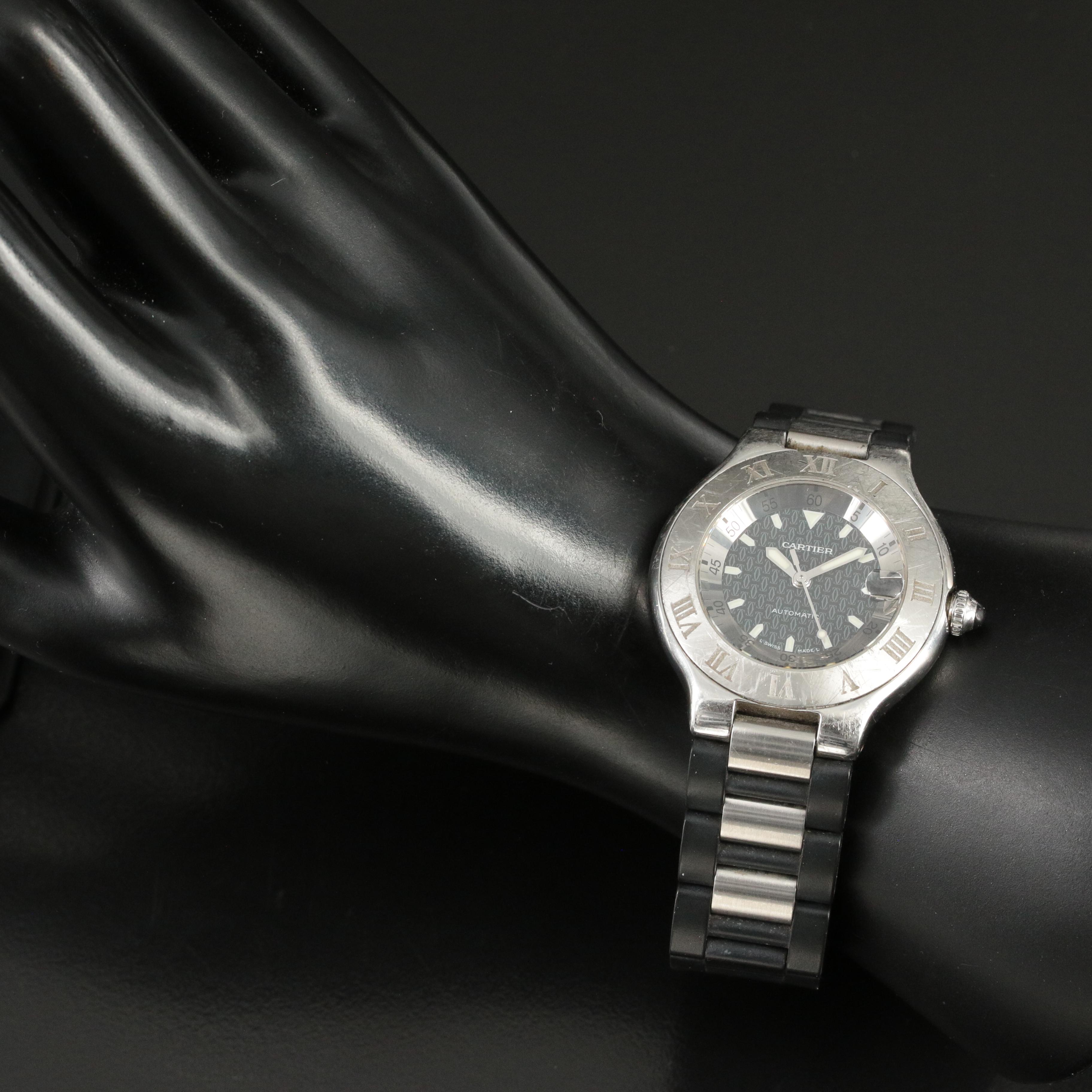 Cartier Autoscaph Automatic Watch