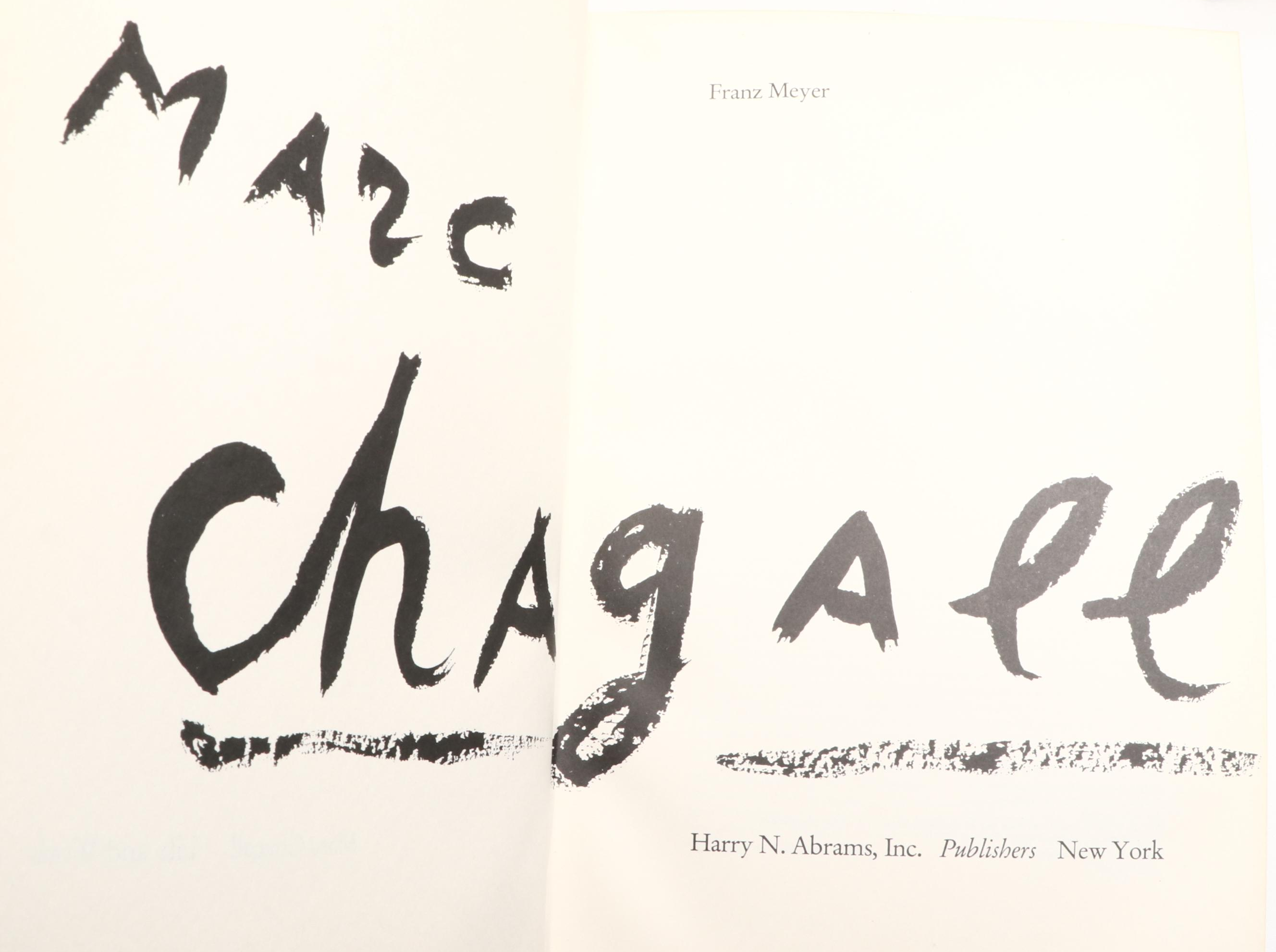 "Marc Chagall: Life and Work" by Franz Meyer and More Art Books