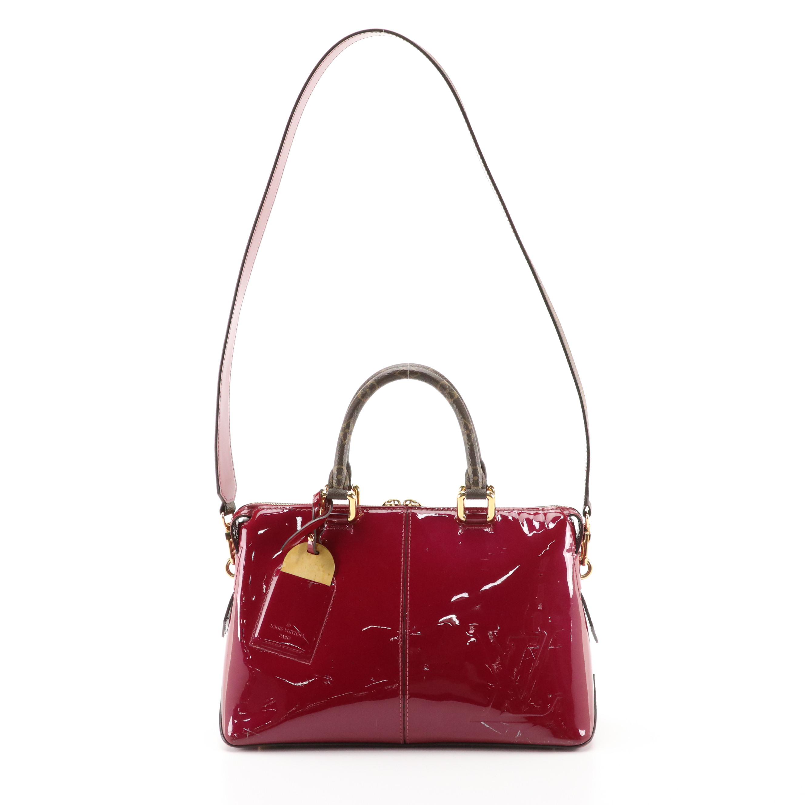 Louis Vuitton Miroir 2-Way Bag in Magenta Vernis Leather