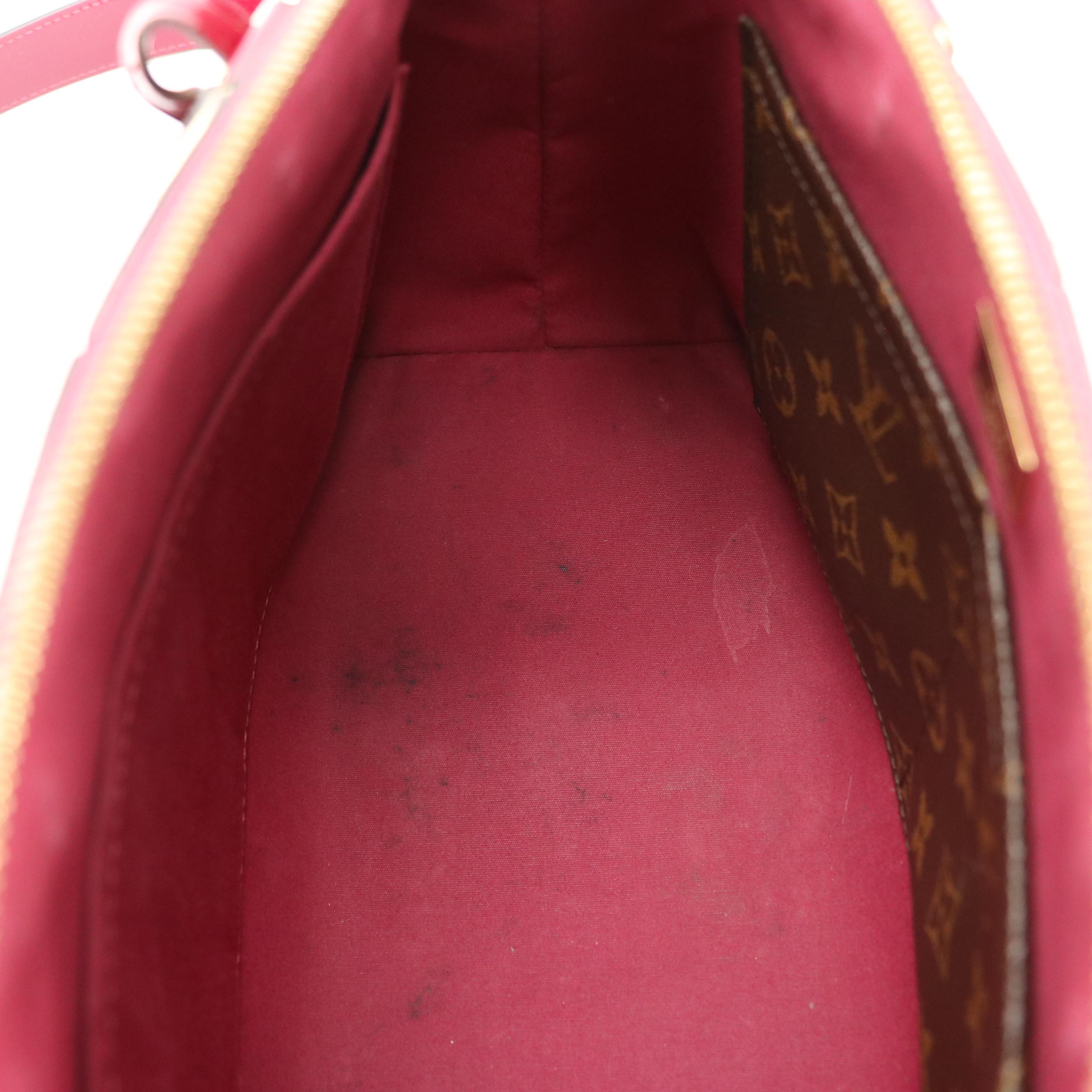 Louis Vuitton Miroir 2-Way Bag in Magenta Vernis Leather