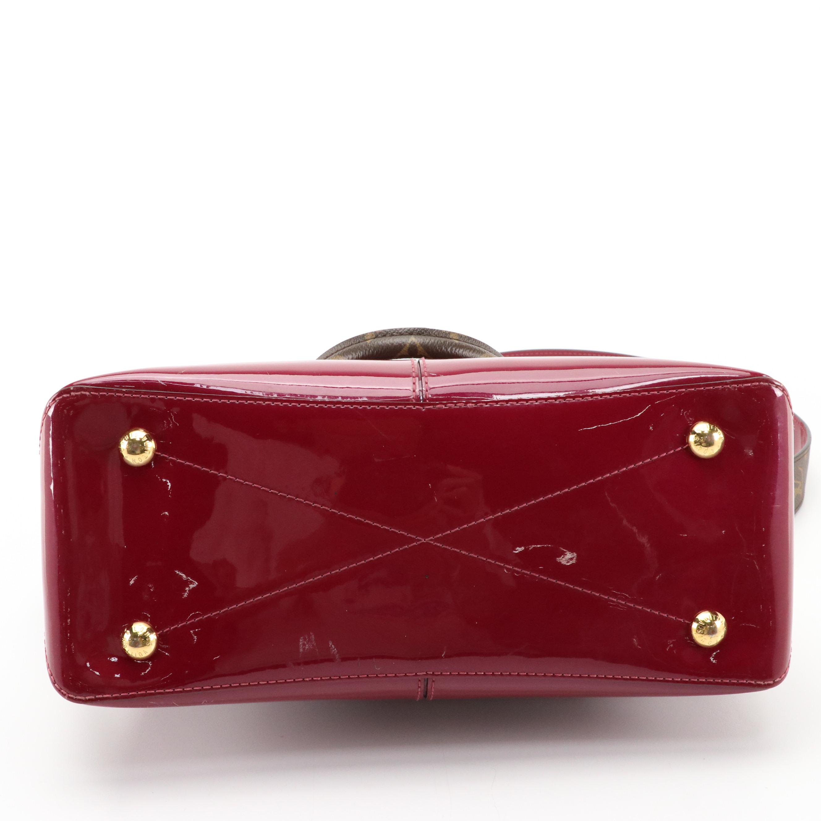 Louis Vuitton Miroir 2-Way Bag in Magenta Vernis Leather