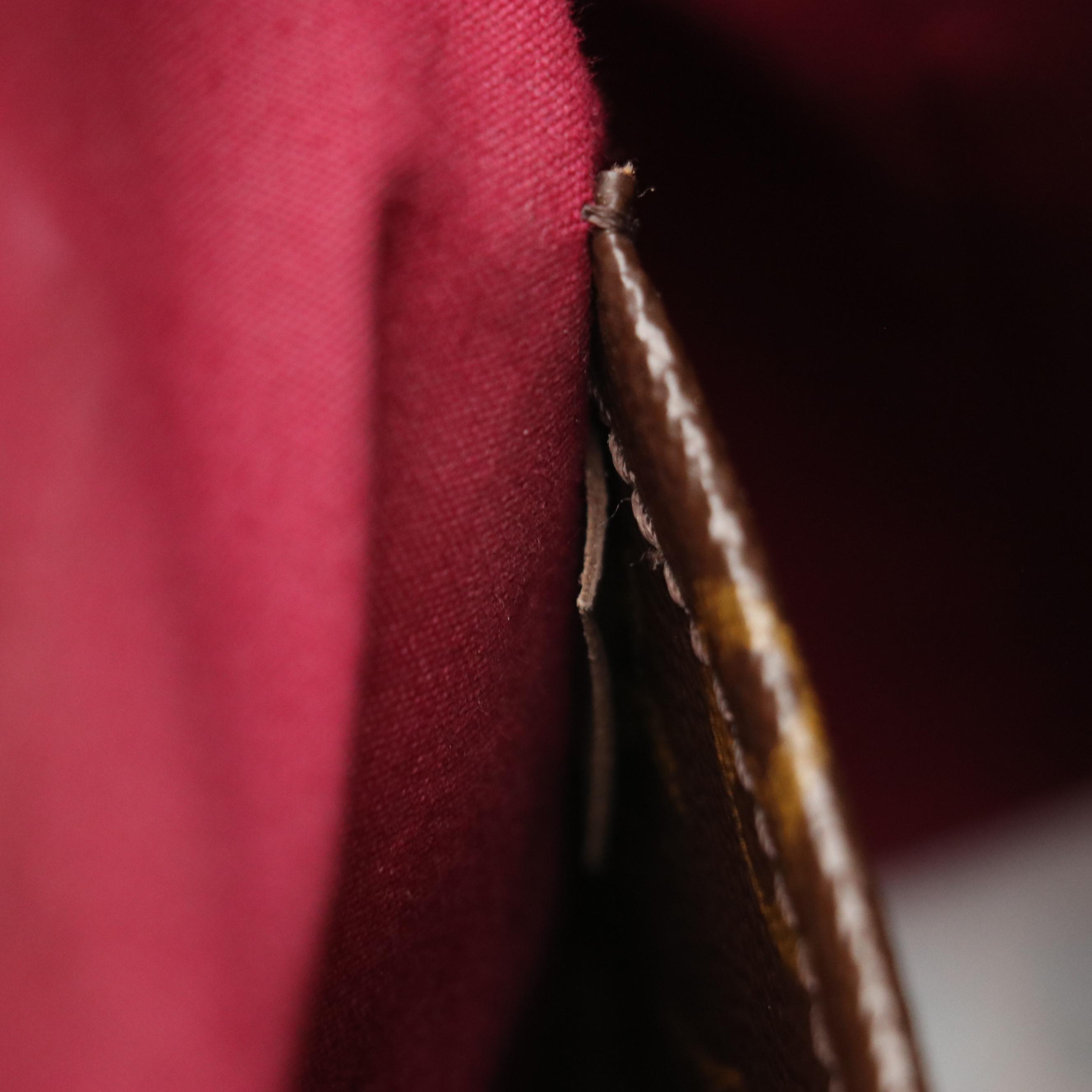 Louis Vuitton Miroir 2-Way Bag in Magenta Vernis Leather