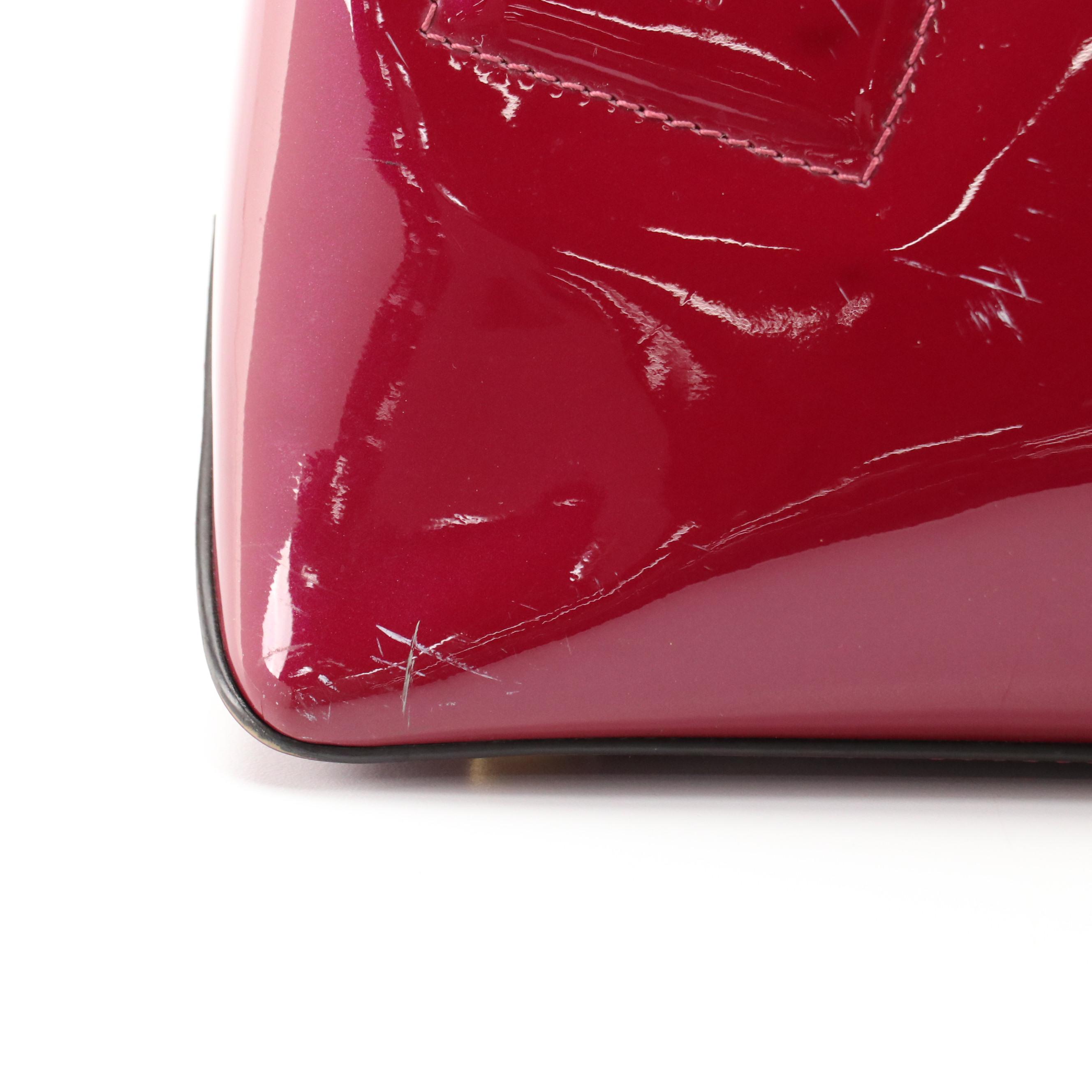 Louis Vuitton Miroir 2-Way Bag in Magenta Vernis Leather