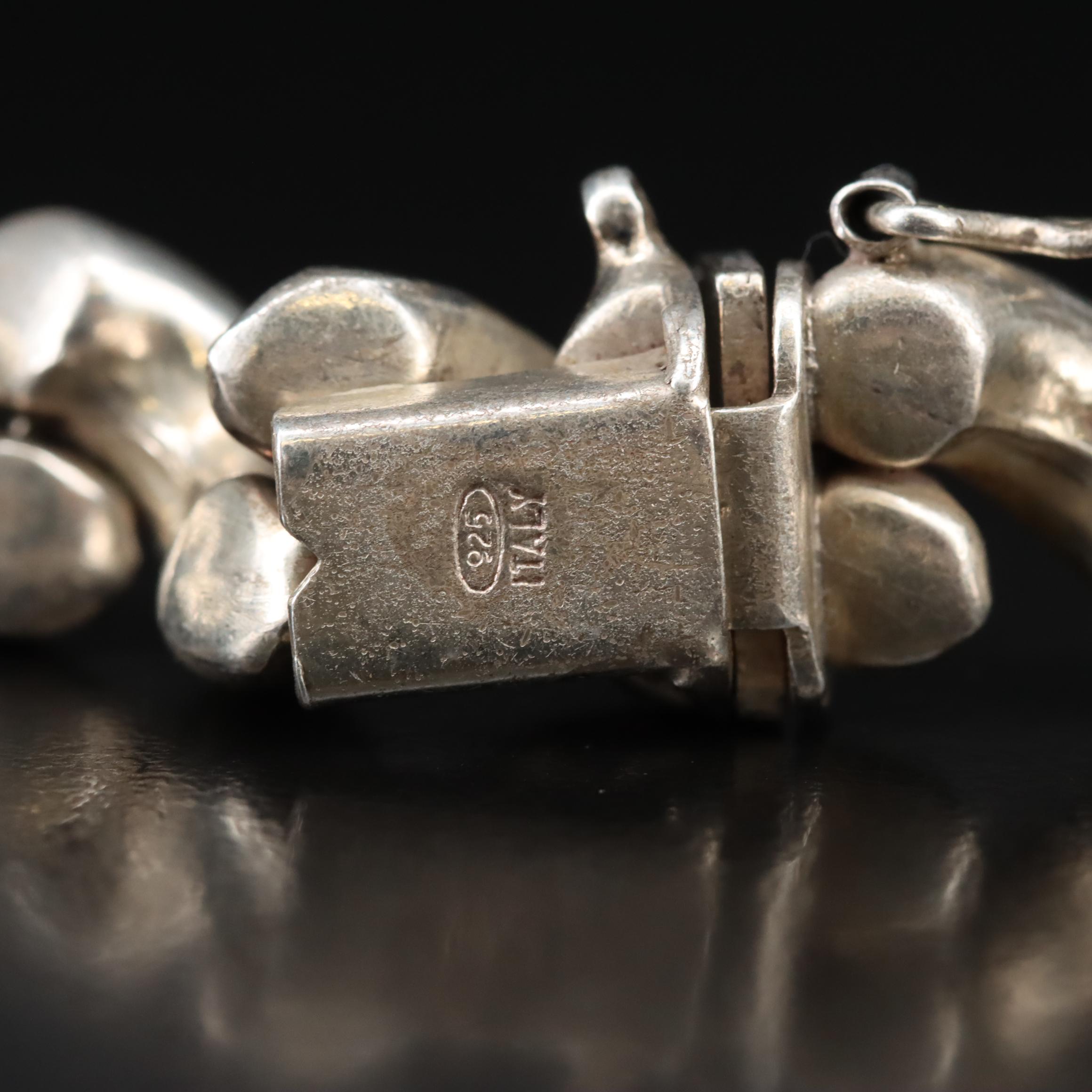 Italian Sterling San Marco Chain Necklace