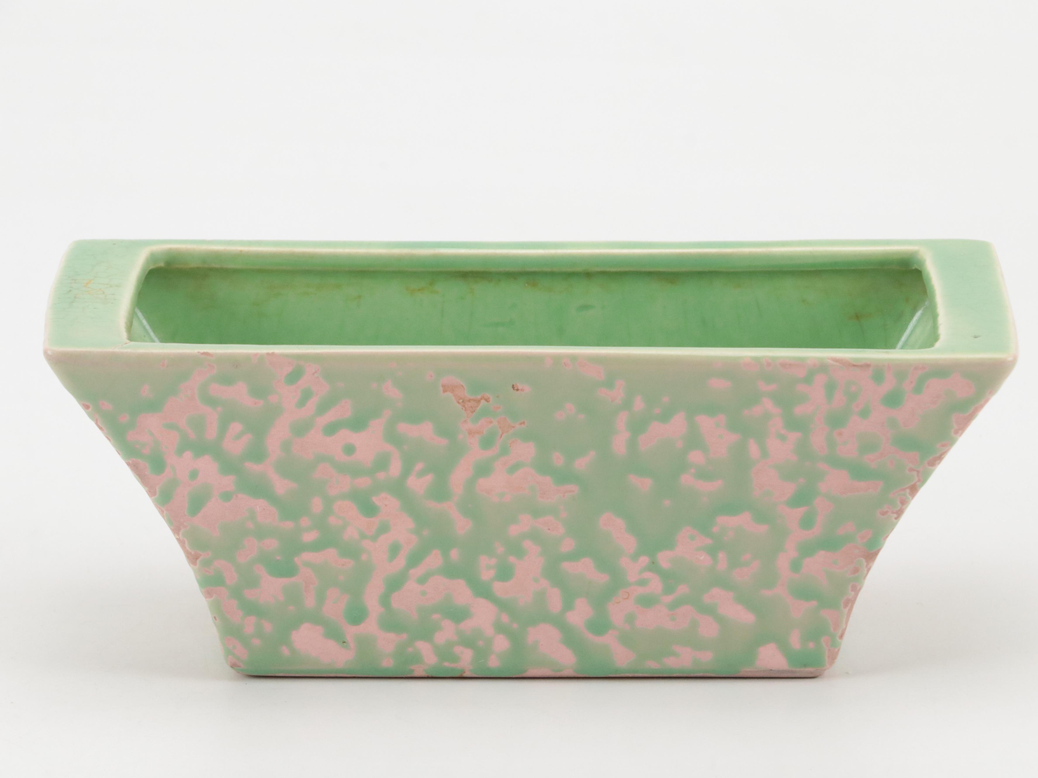 McCoy Pottery Planters with Other Bird Figurine, Mid-20th Century