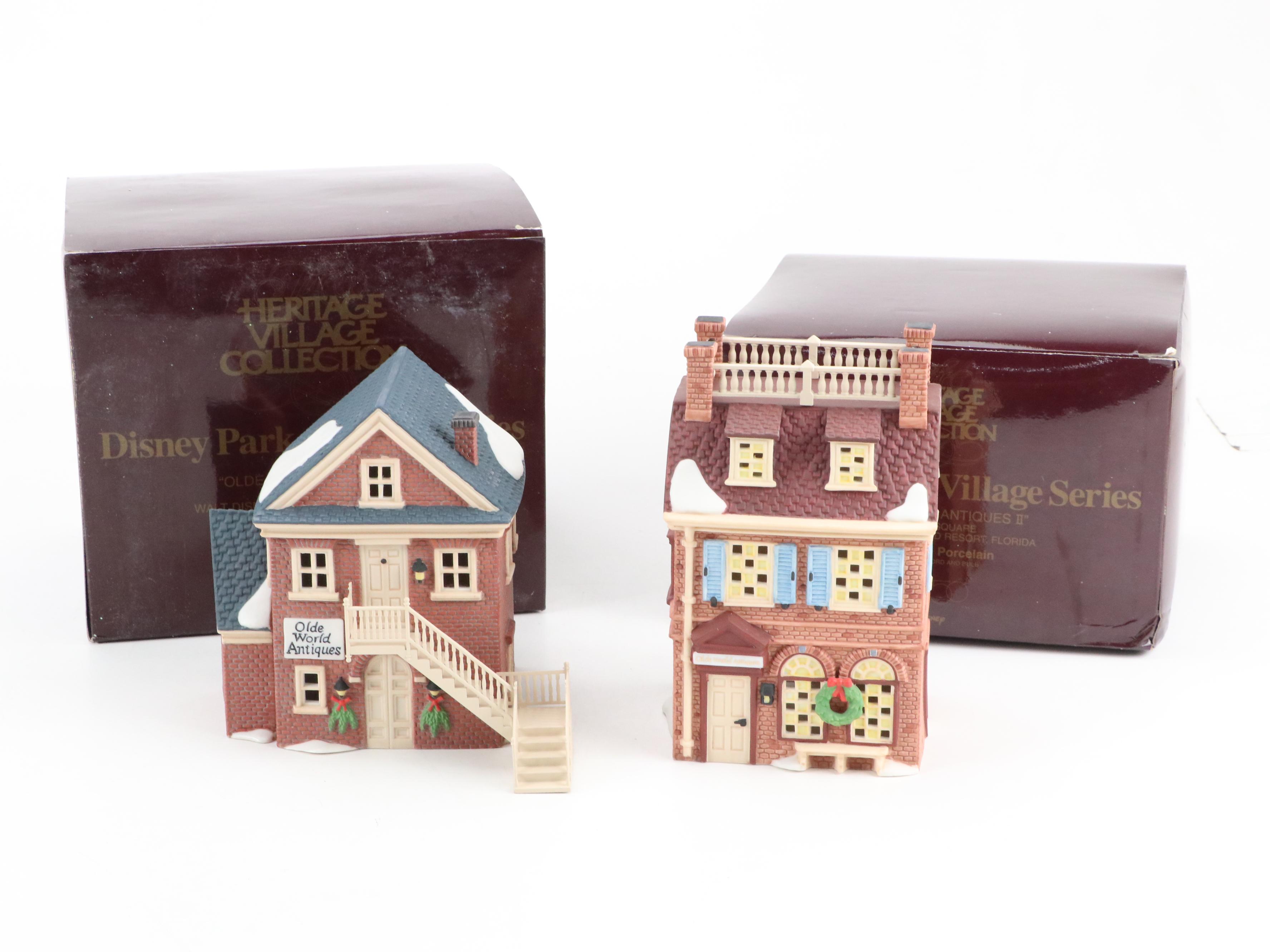 Department 56 Heritage Village "Disney Parks Village" Series Porcelain Figurines
