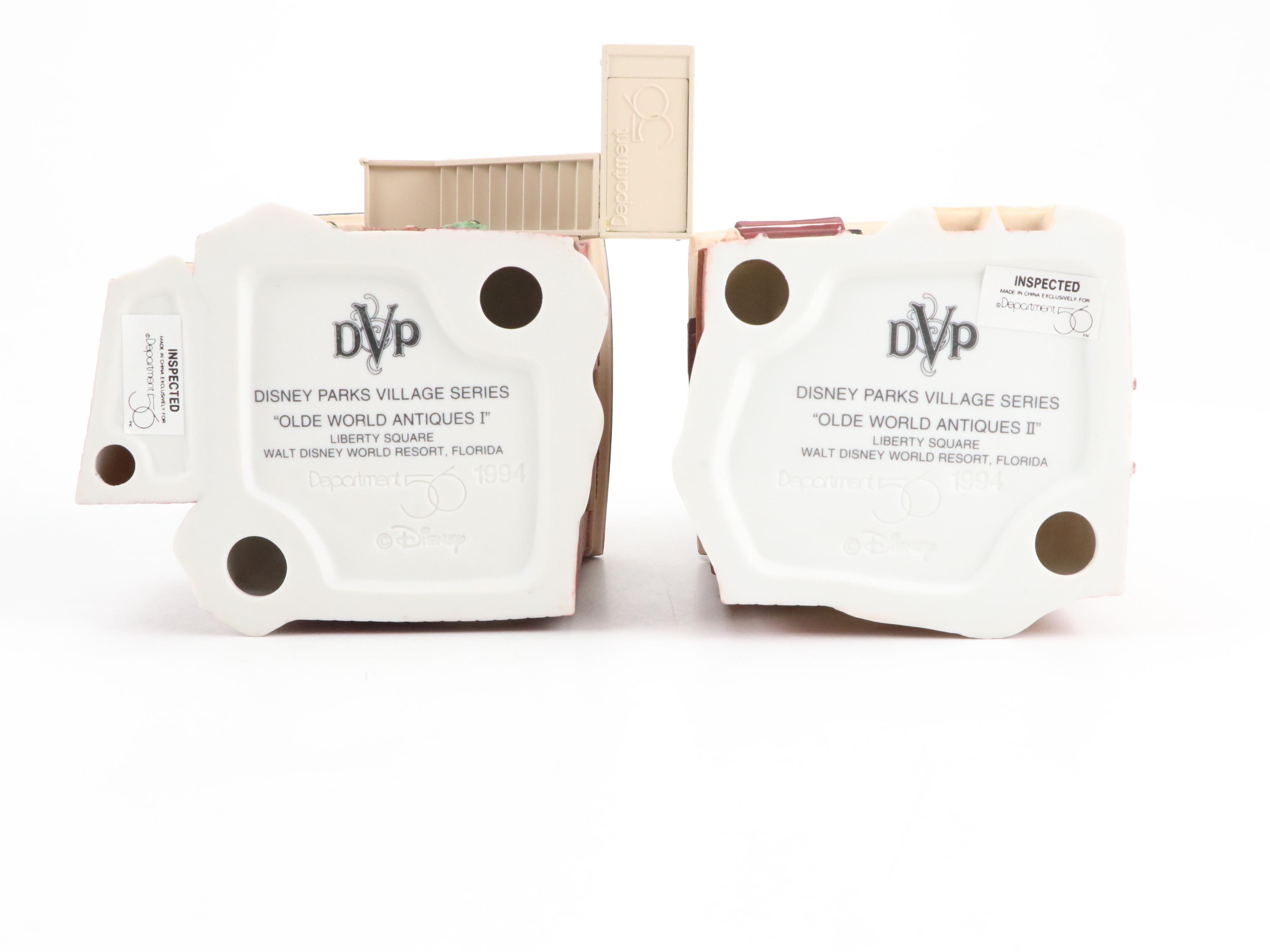 Department 56 Heritage Village "Disney Parks Village" Series Porcelain Figurines