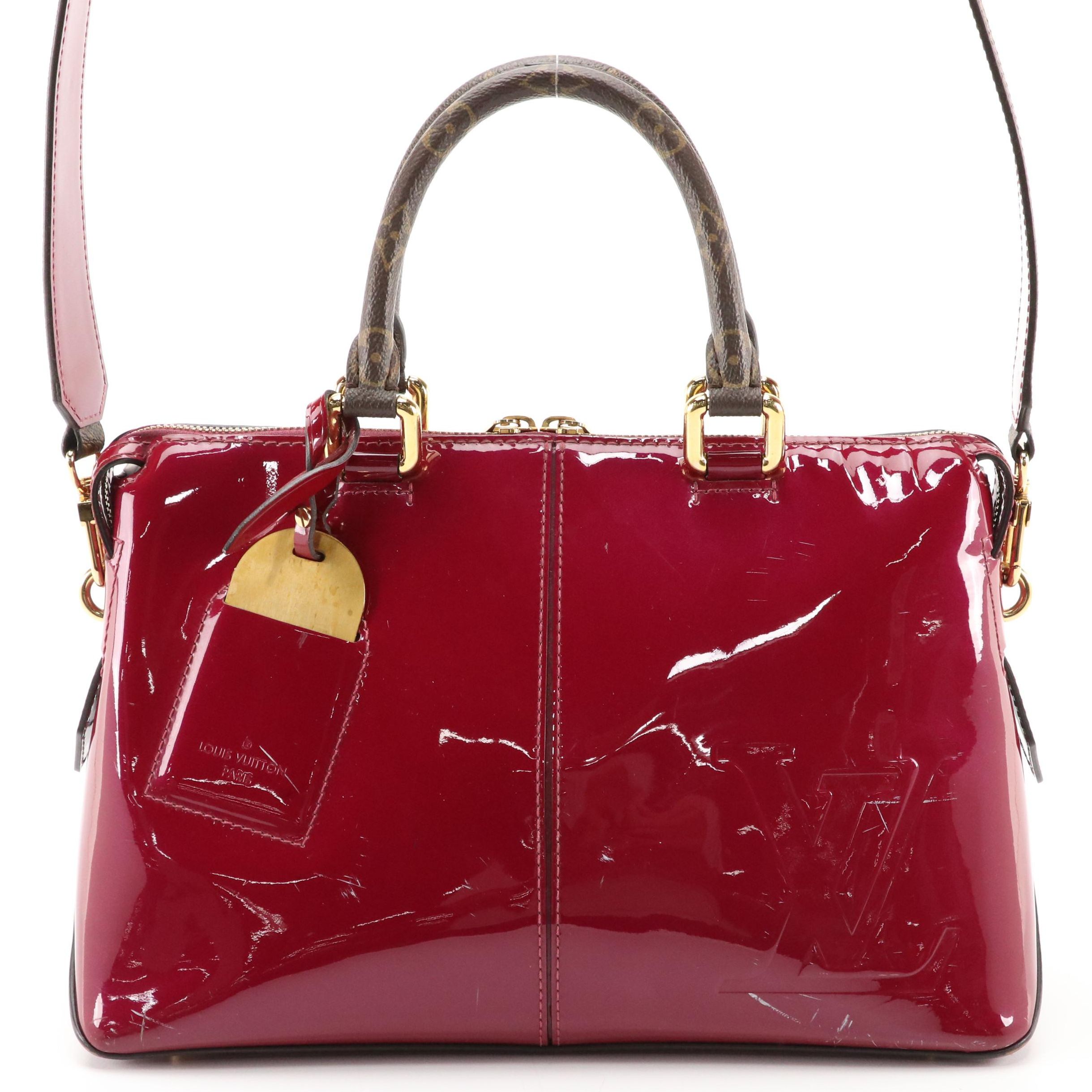 Louis Vuitton Miroir 2-Way Bag in Magenta Vernis Leather