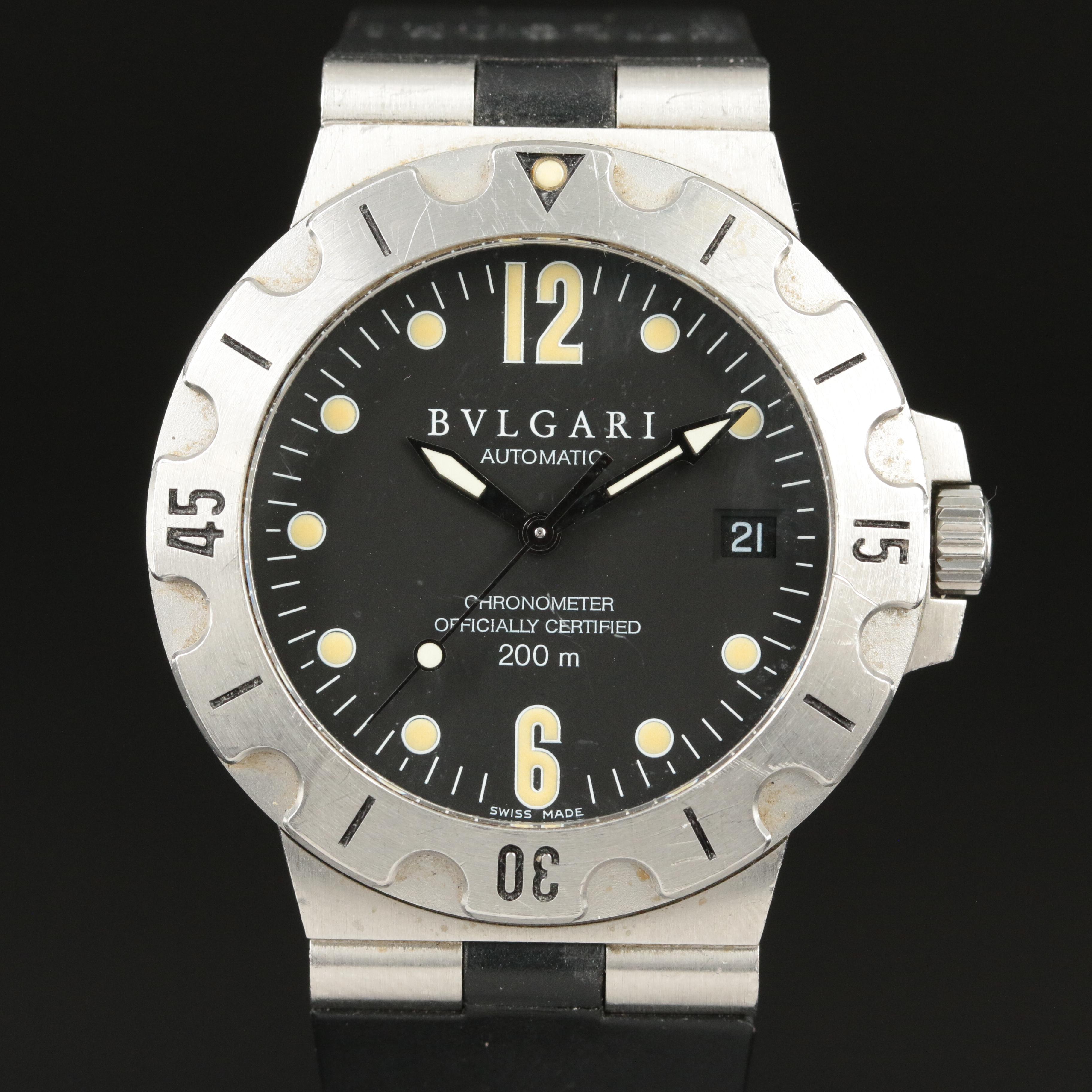 BVLGARI Diagono Scuba Automatic Watch
