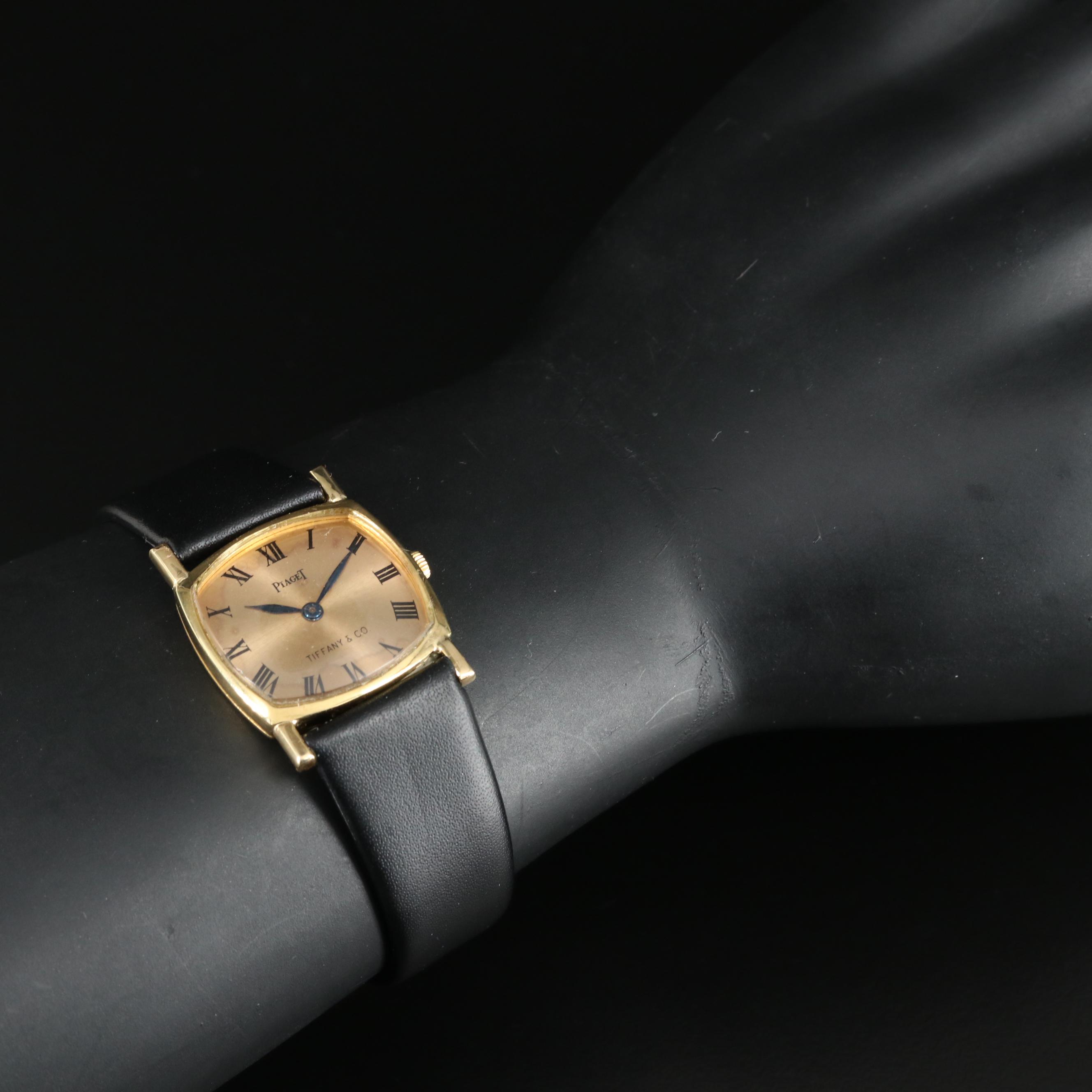 Vintage 18K Tiffany & Co. Piaget Custom Manual Wind Watch