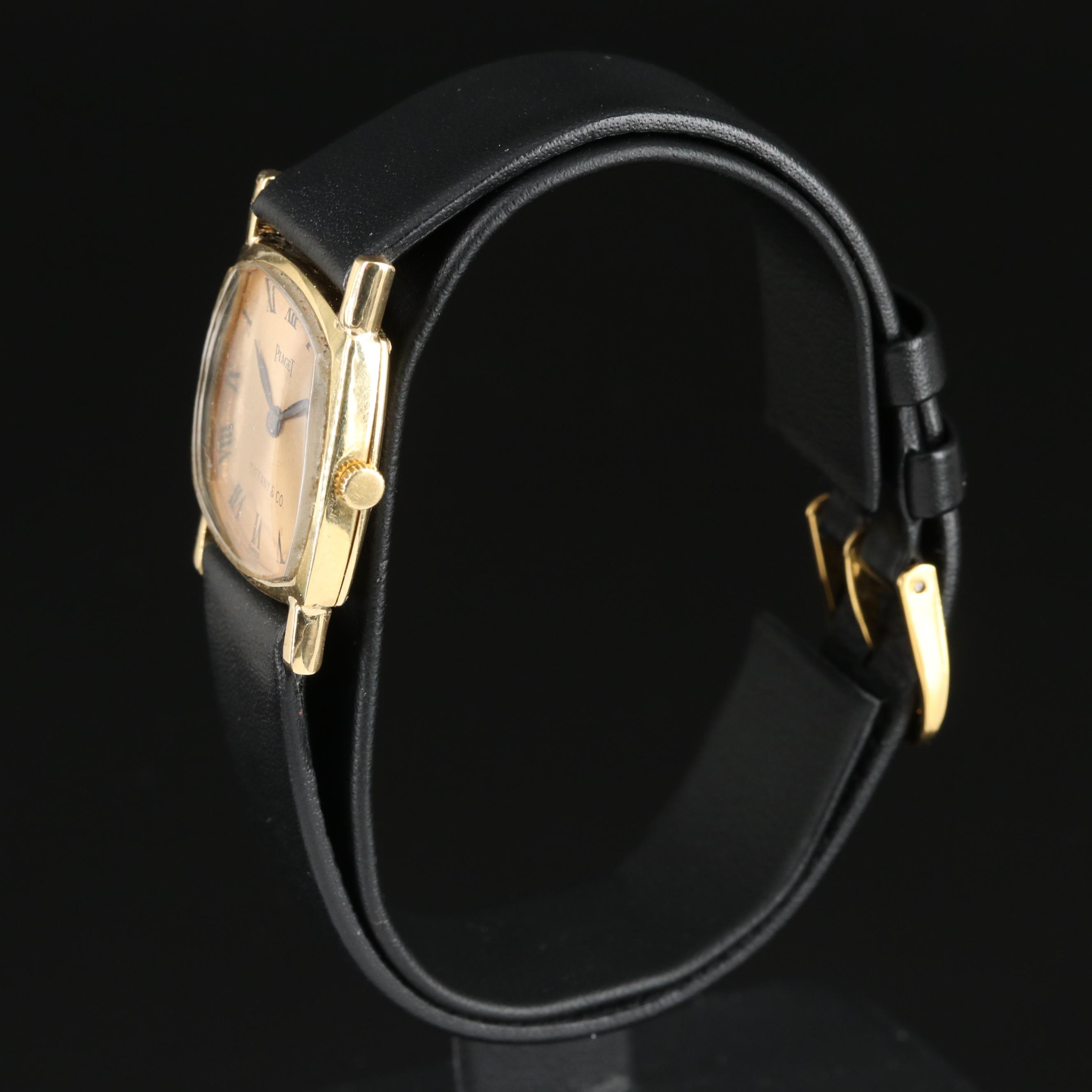 Vintage 18K Tiffany & Co. Piaget Custom Manual Wind Watch