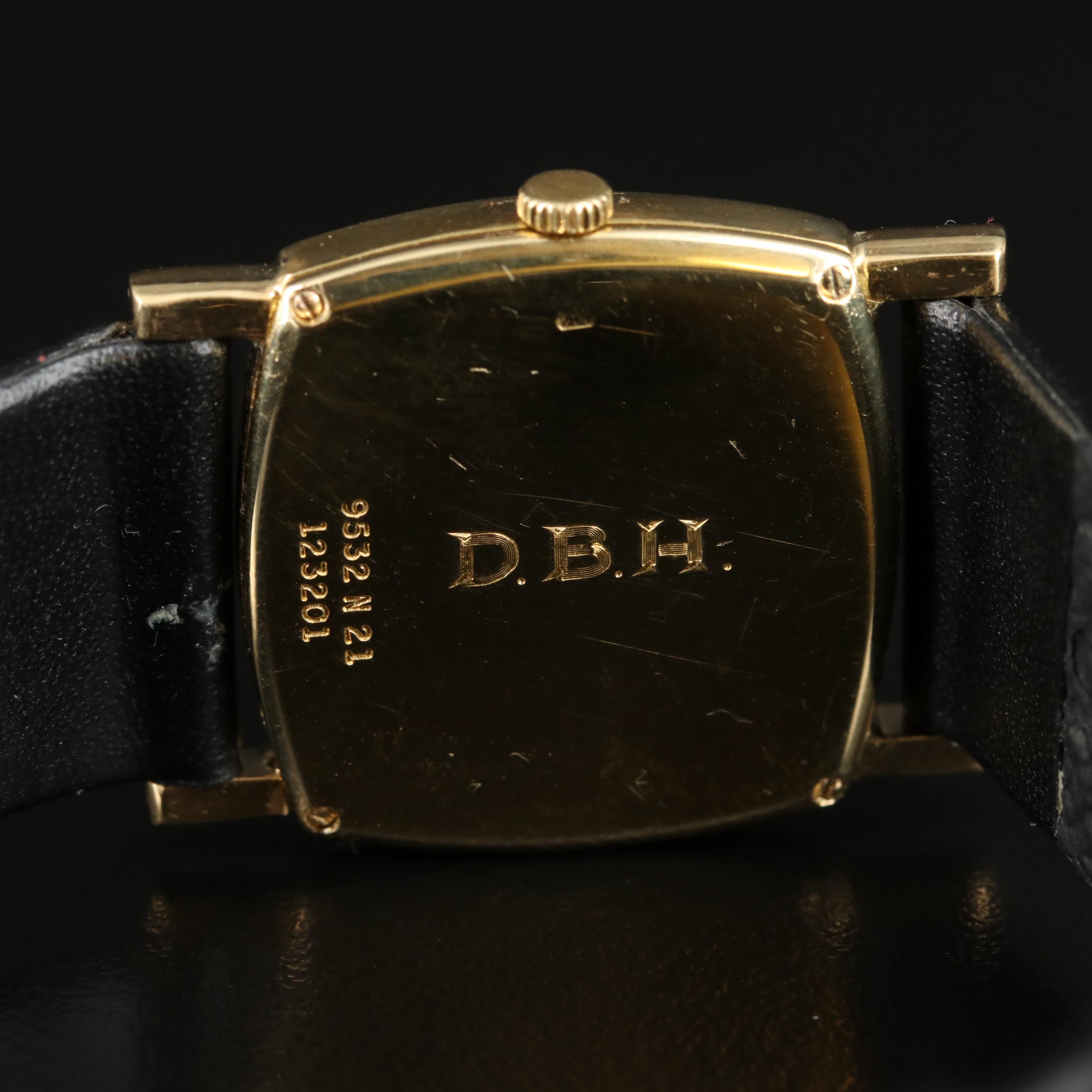 Vintage 18K Tiffany & Co. Piaget Custom Manual Wind Watch