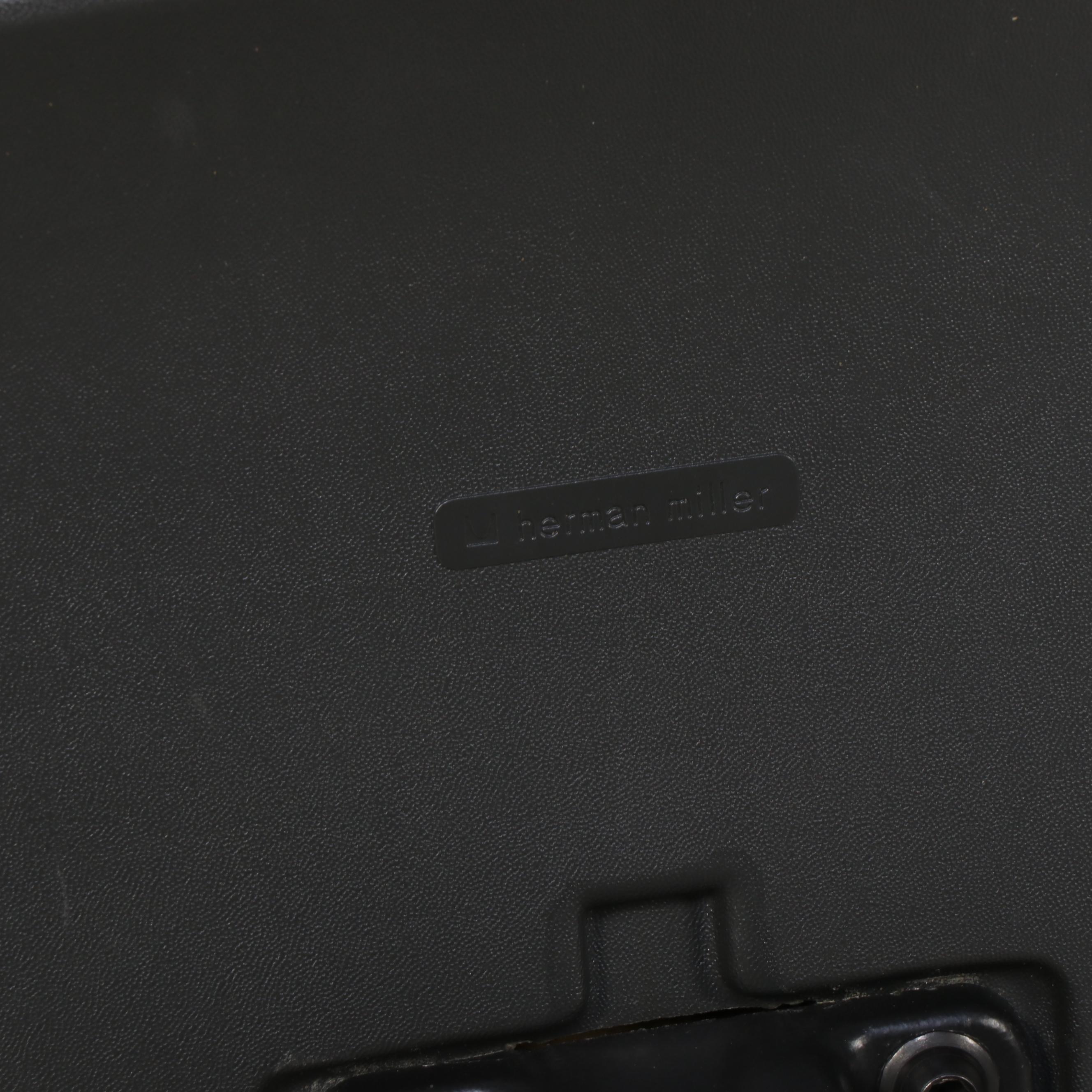 Herman Miller Faux Leather Office Chairs on Wheels