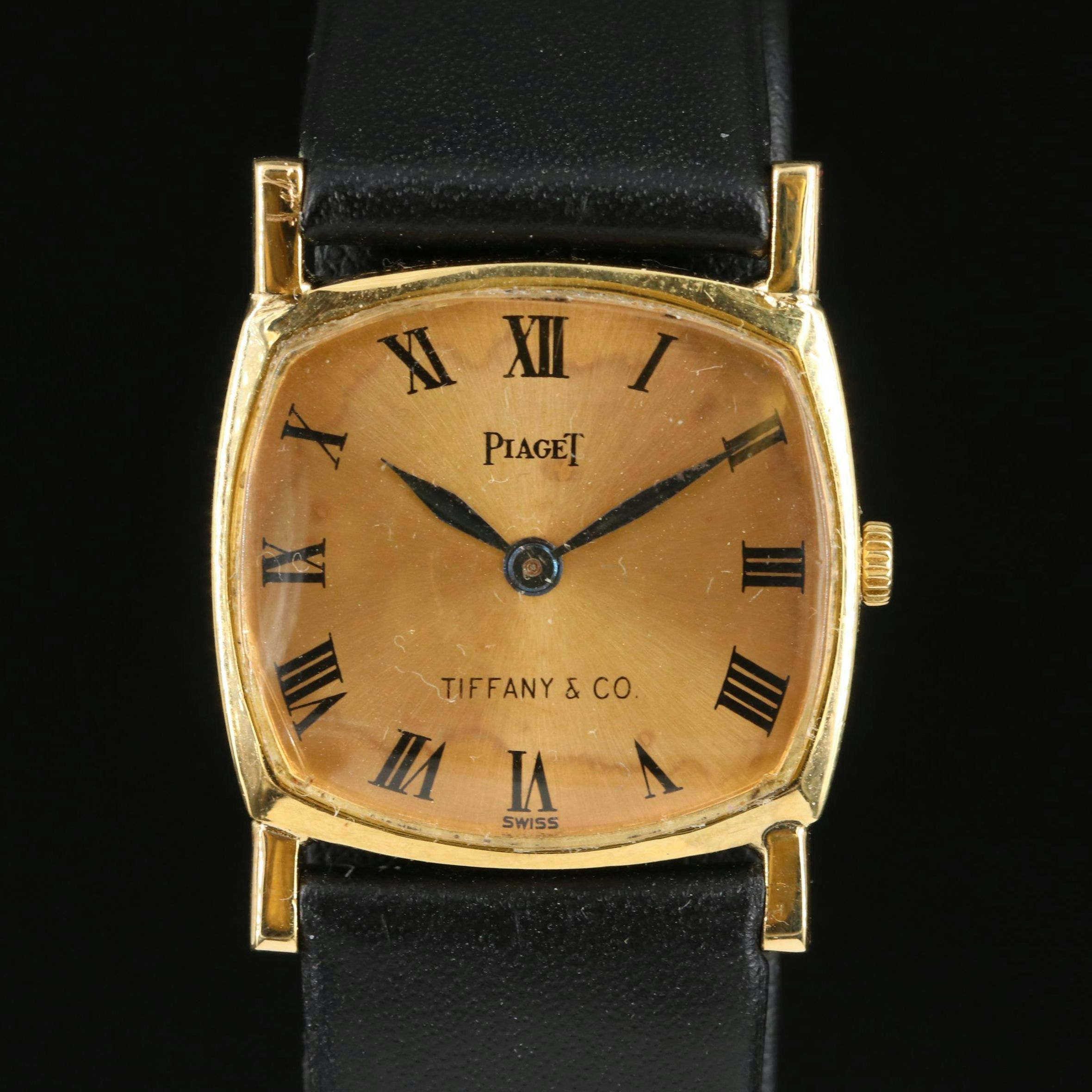 Vintage 18K Tiffany & Co. Piaget Custom Manual Wind Watch