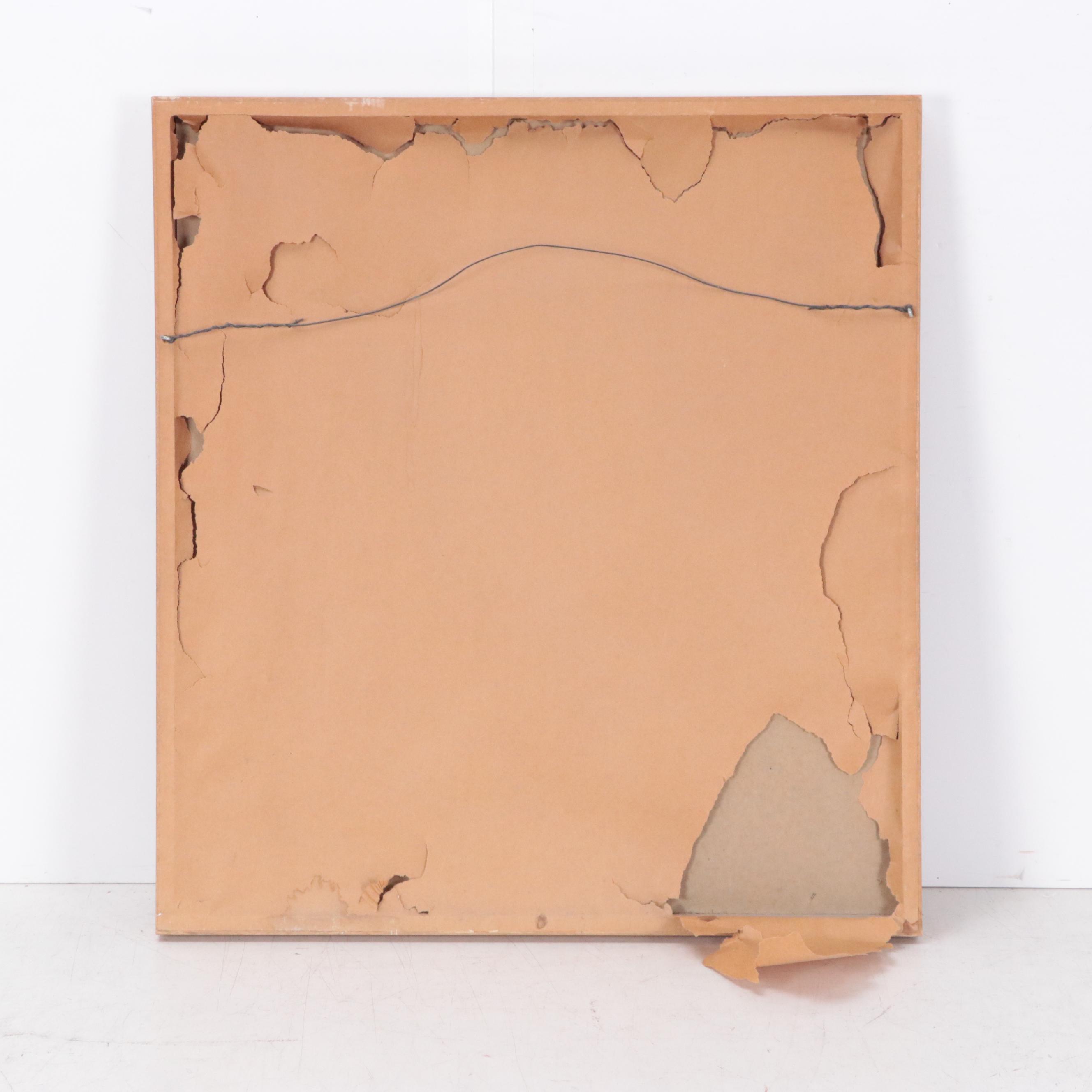 "Star Attraction" Pinball Back Glass, Circa 1941